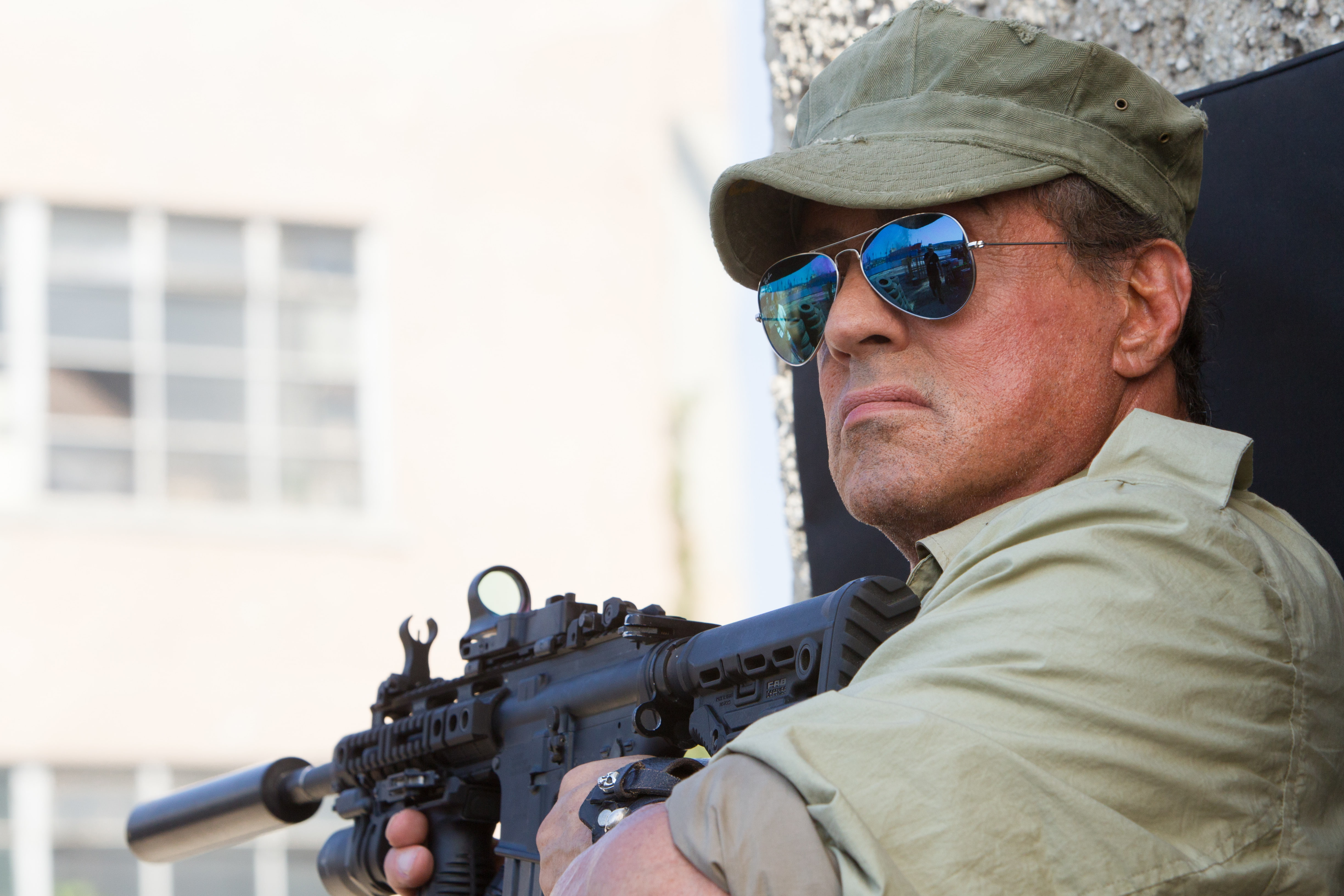 glasses, Expendables-3, 4K, Sylvester Stallone, HD Wallpaper