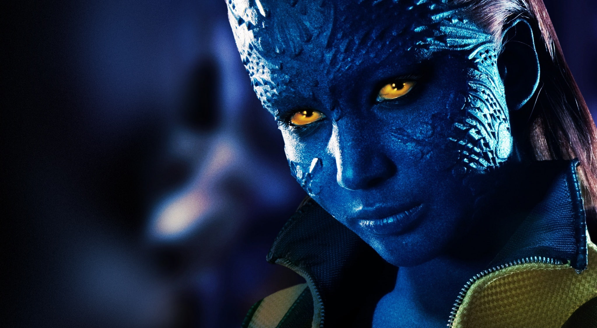 close-up, studio shot, Movies, 1080P, mystery, dark, blue, paper, adult, Days Of Future Past, human face, character, looking away, superheroes, men, portrait, HD Wallpaper
