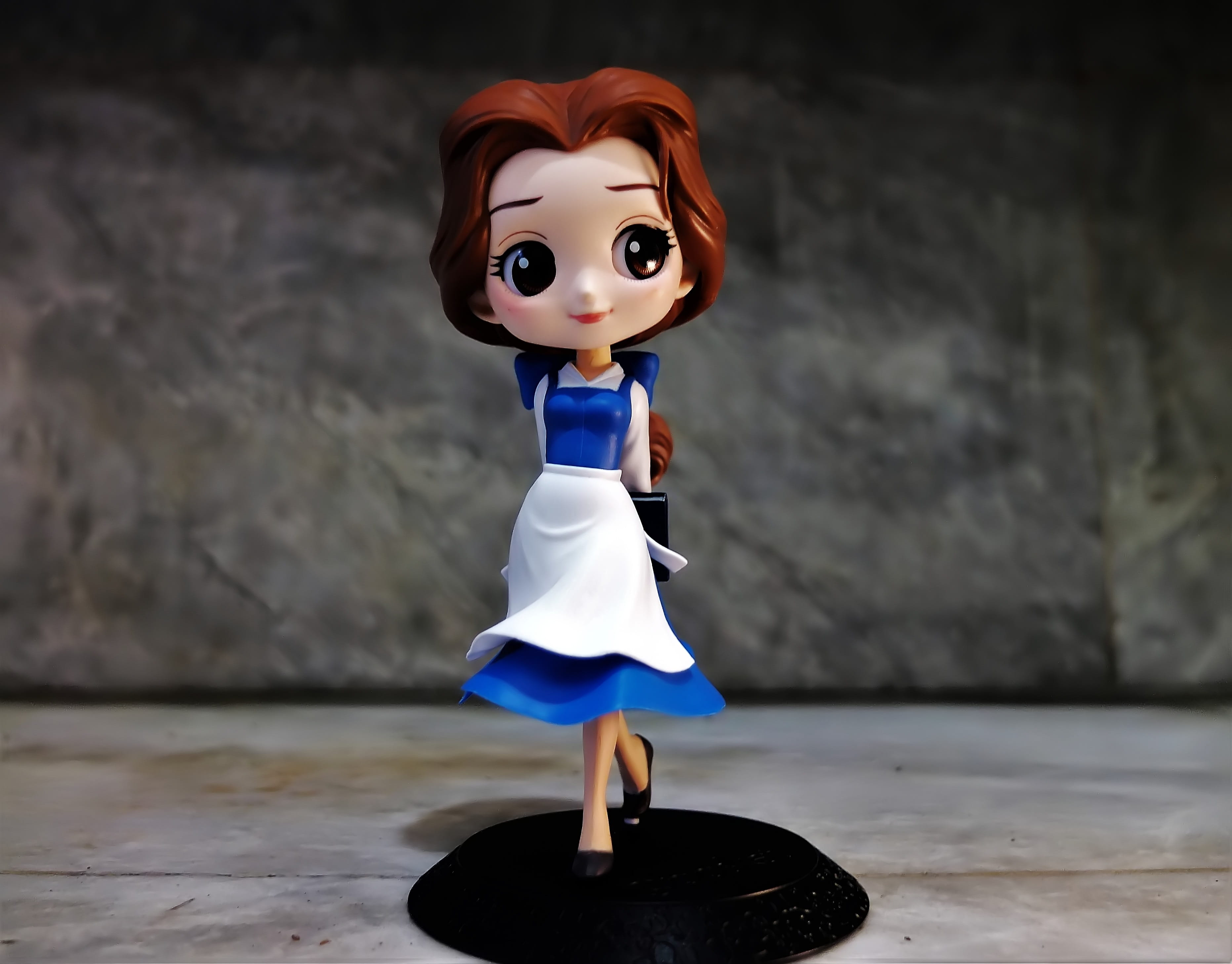 indoors, representation, art and craft, table, girl, disney, figurine, people, wall - building feature, movie, lady, still life, blue, beauty, food and drink, HD Wallpaper