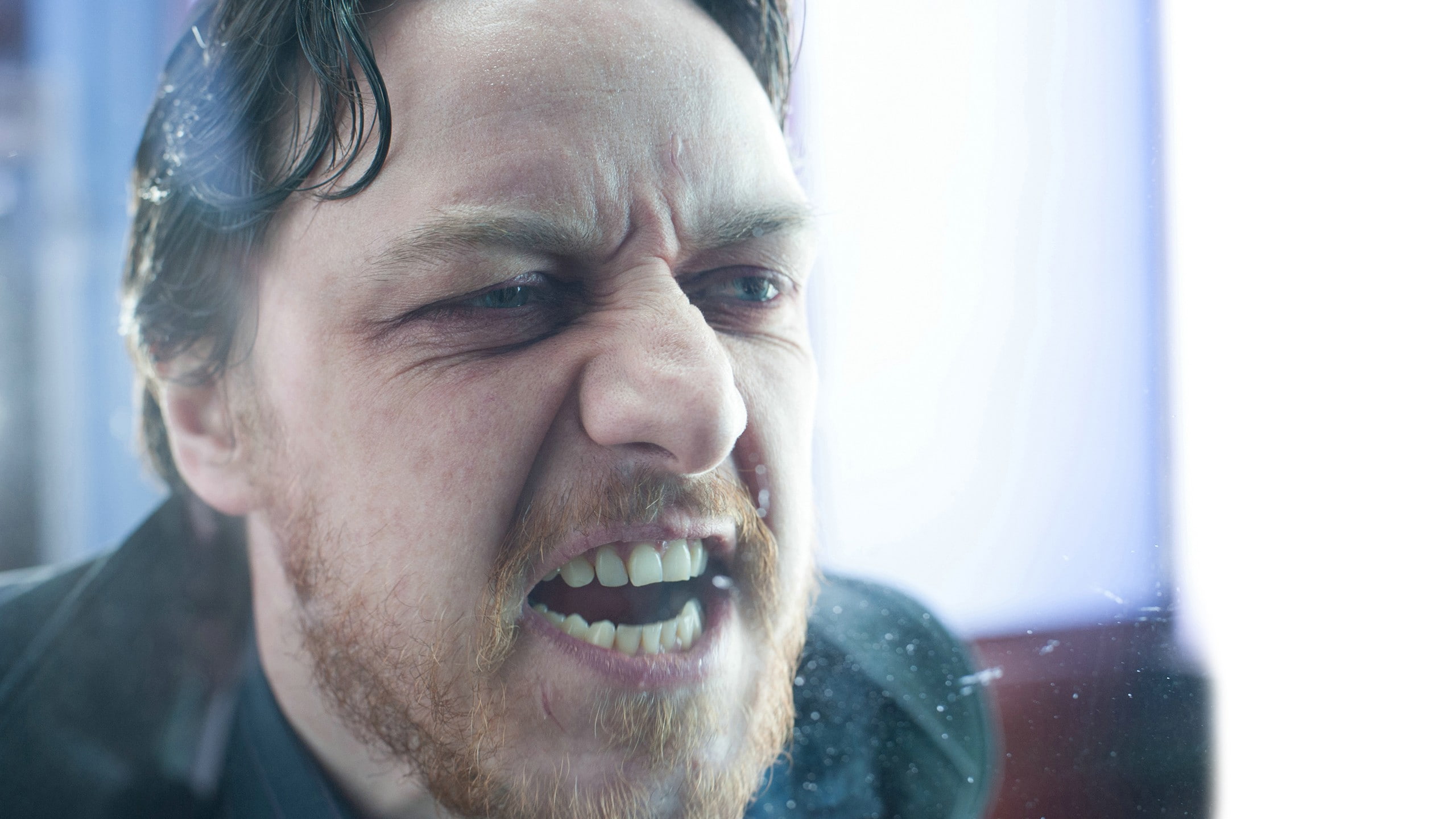 emotion, one person, human body part, James McAvoy, males, mature adult, aggression, portrait, 2K, stubble, sunlight, mid adult, human face, front view, HD Wallpaper