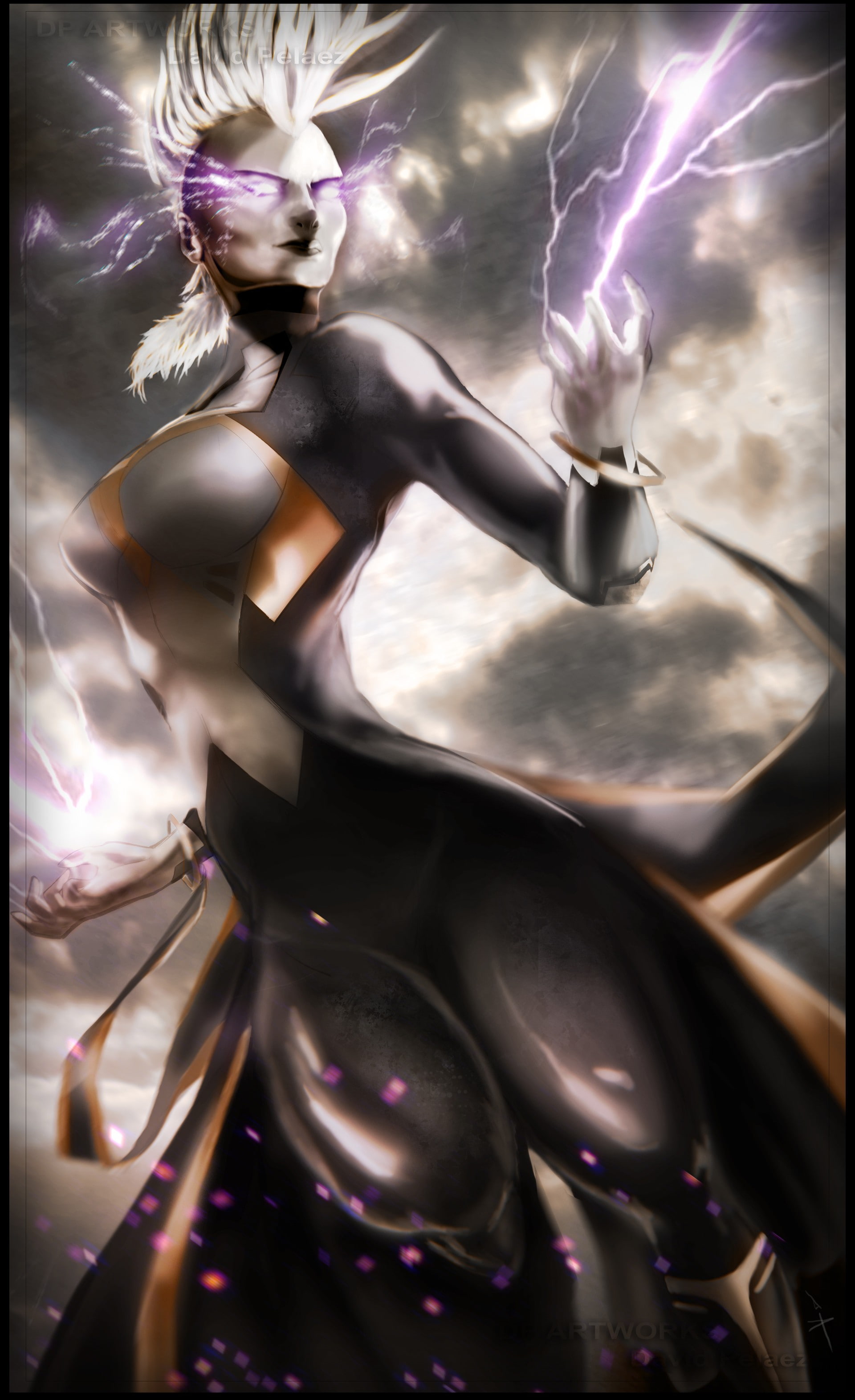 young adult, fashion, X-Men, beautiful woman, magic, young women, 2K, bizarre, blond hair, beauty, Storm (character), silver colored, mystery, clothing, Phone HD Wallpaper