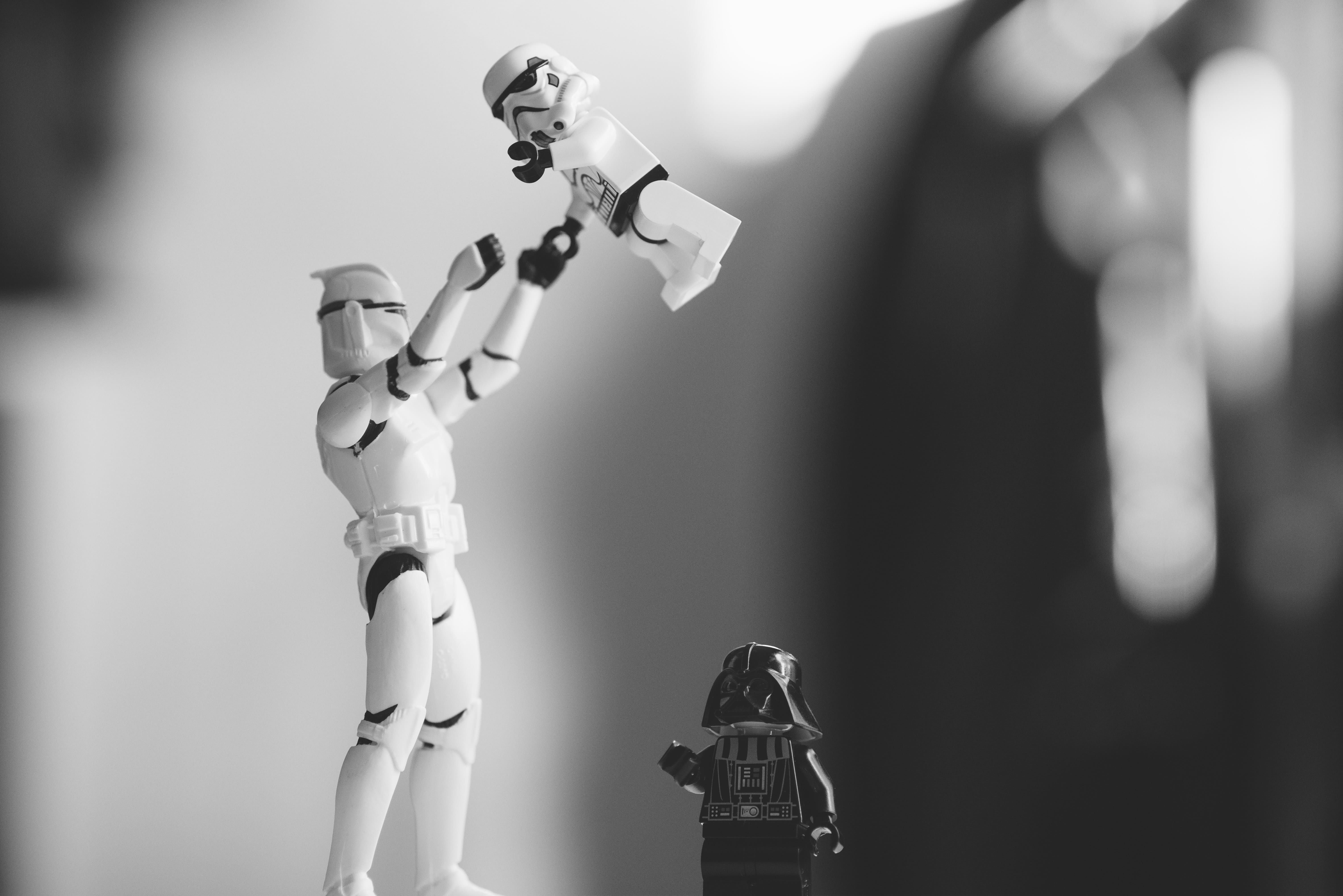 futuristic, darth vader, figurine, focus on foreground, close-up, creativity, still life, technology, nature, figures, female likeness, no people, lego, HD Wallpaper