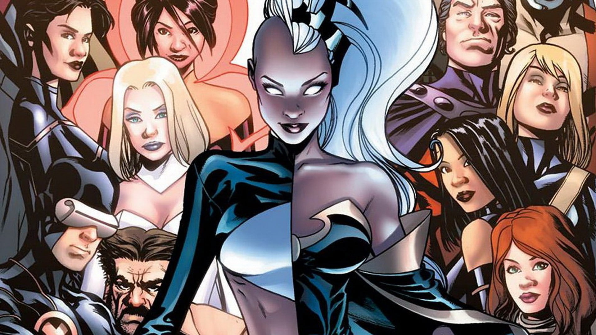 group of people, Storm (character), lifestyles, togetherness, arts culture and entertainment, event, real people, Cyclops, crowd, smiling, Marvel Comics, HD Wallpaper