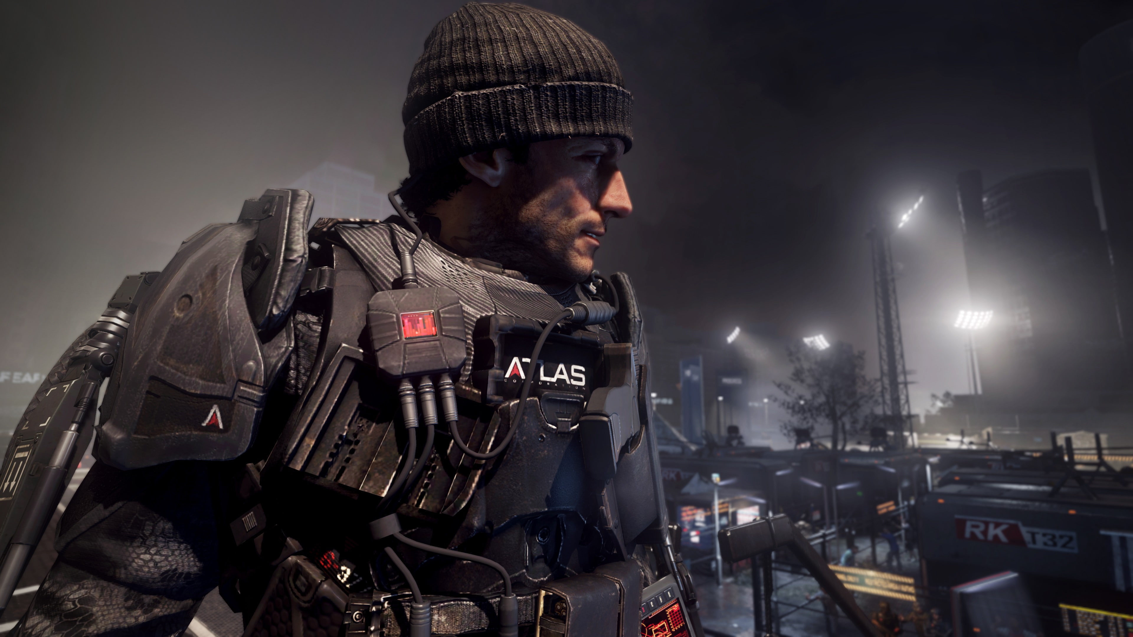 soldier, CoD, AW, 4K, game, shooter, ATLAS, exoskeleton, Call of Duty Advanced Warfare, screenshot, HD Wallpaper