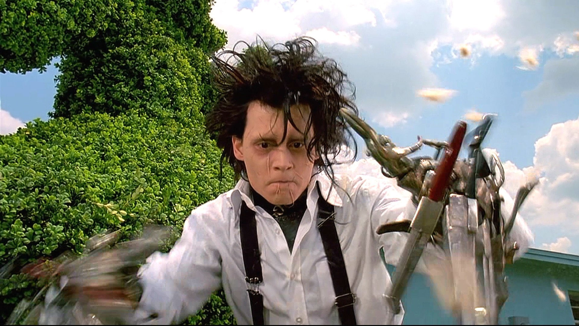 romance, depp, drama, fantasy, scissorhands, 1080P, edward, HD Wallpaper