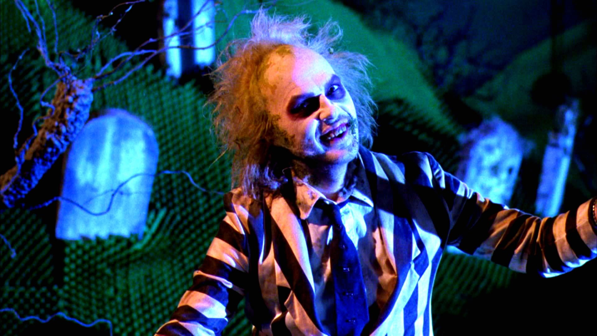 dark, horror, comedy, 1080P, monster, movie, film, halloween, fantasy, beetlejuice, HD Wallpaper