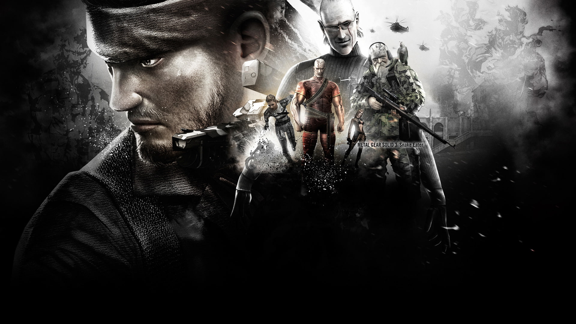 Metal Gear, 1080P, healthcare and medicine, Big Boss, Metal Gear Solid 3: Snake Eater, headshot, video games, social issues, art and craft, Hideo Kojima, HD Wallpaper
