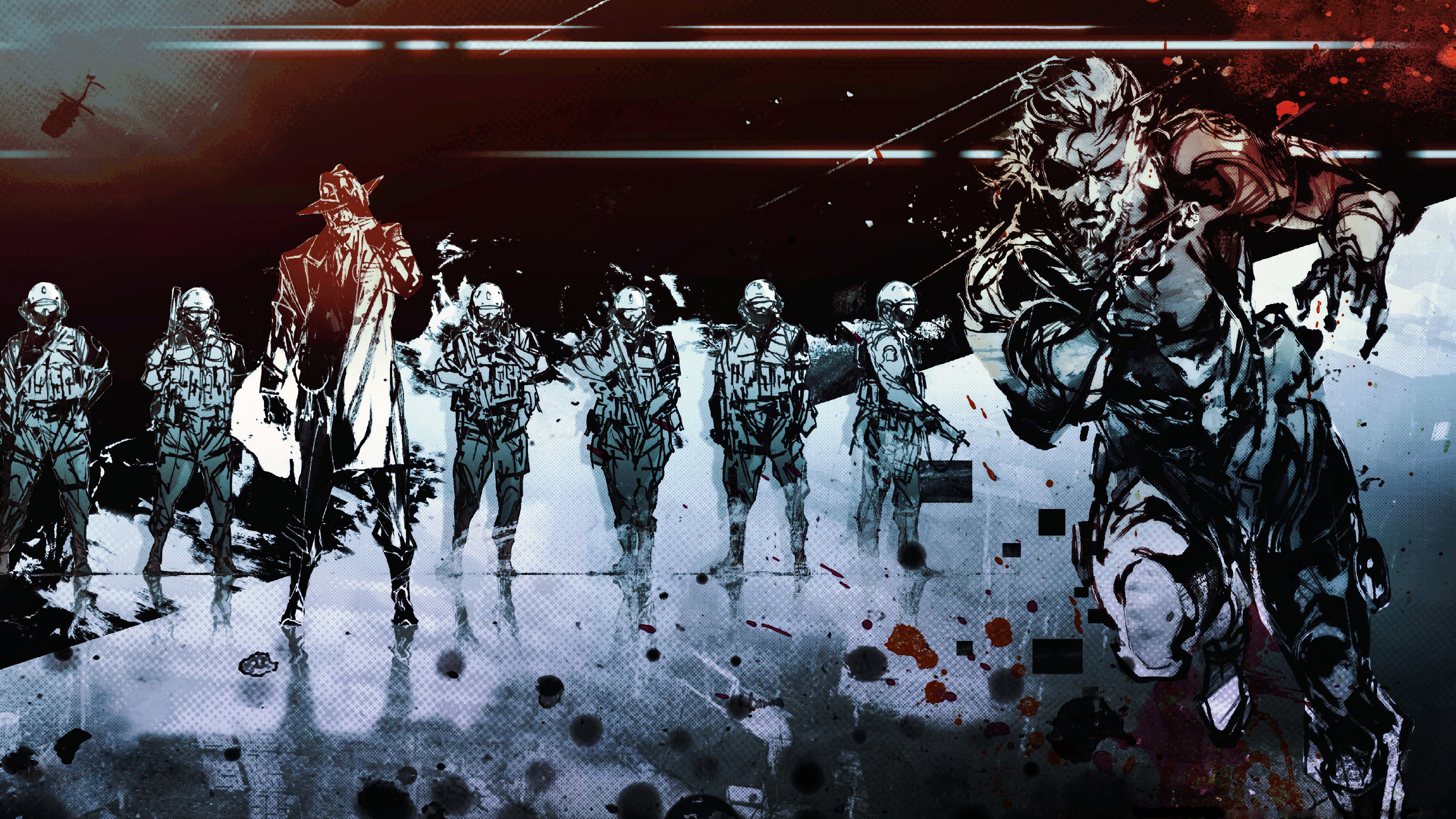 Metal Gear Solid, Big Boss, Metal Gear Solid V: The Phantom Pain, 4K, HD Wallpaper