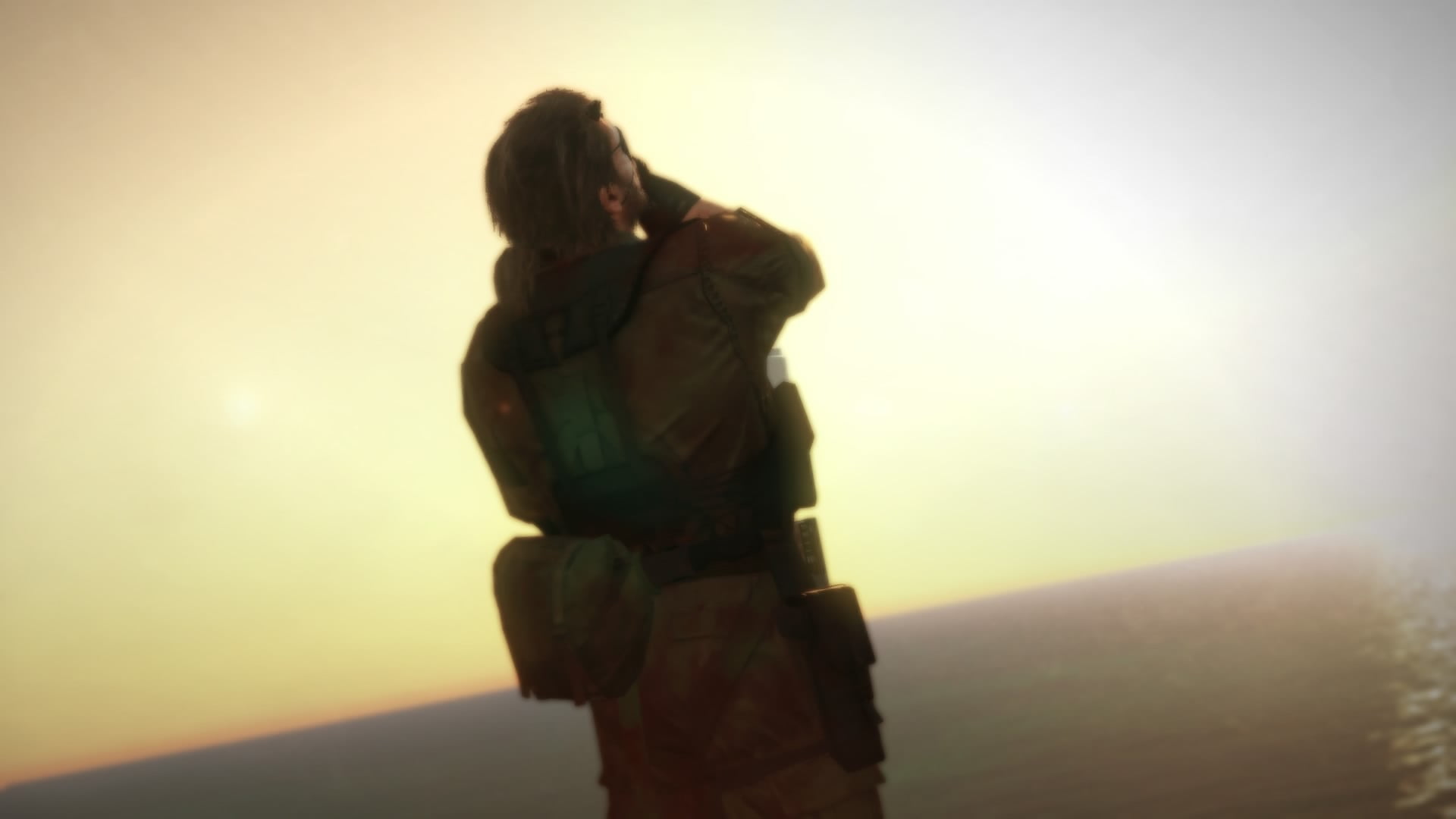 contemplation, Metal Gear Solid , standing, fog, clothing, adult, video games, sky, one person, women, screen shot, Metal Gear Solid V: The Phantom Pain, HD Wallpaper