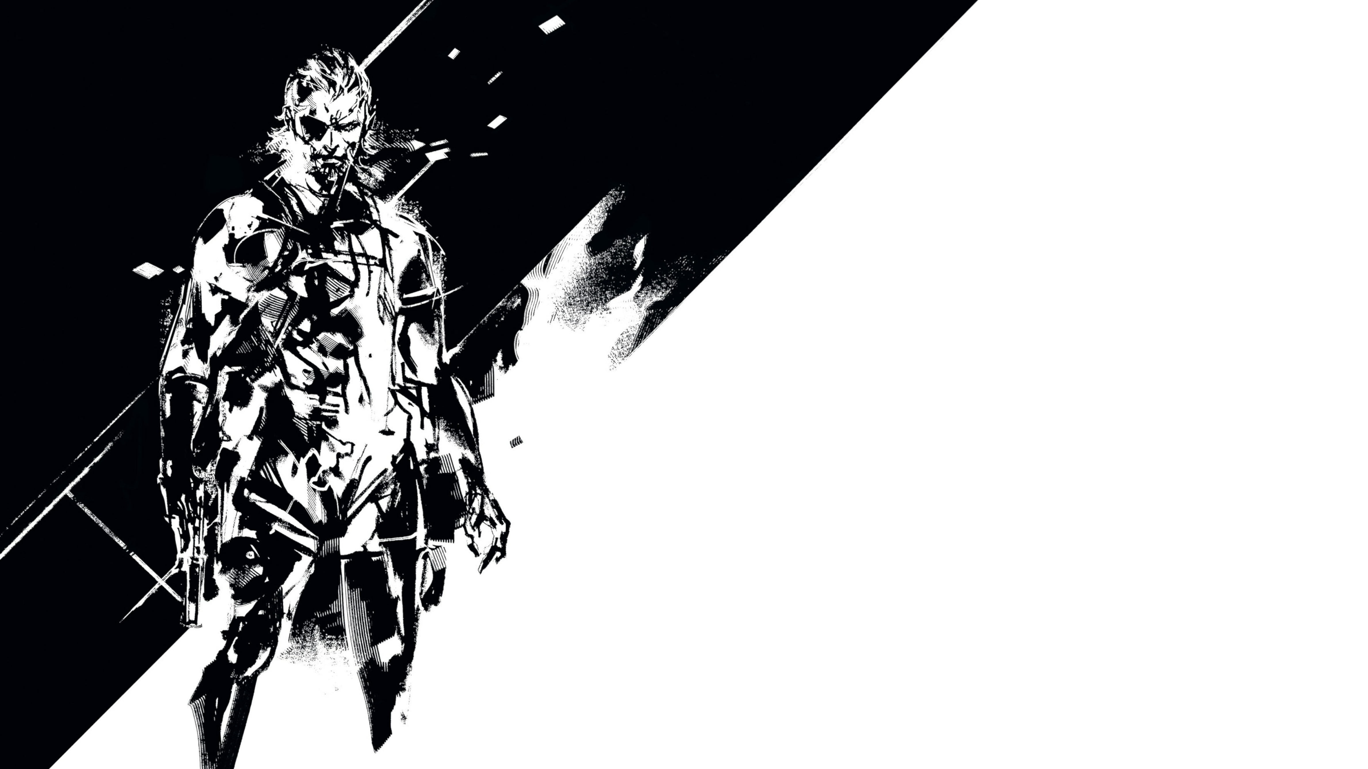 Big Boss, Metal Gear Solid V: The Phantom Pain, Metal Gear Solid, 4K, HD Wallpaper