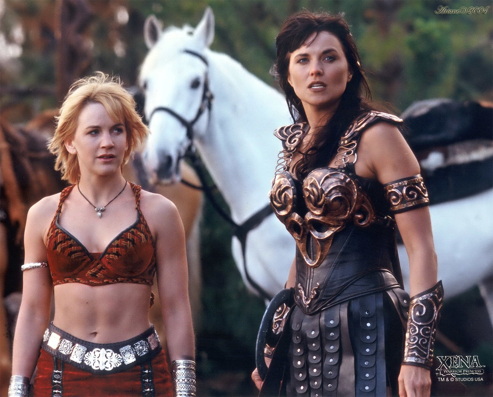 hairstyle, young women, focus on foreground, portrait, lifestyles, beauty, day, hair, Xena: Warrior Princess, Xena, young adult, real people, long hair, HD Wallpaper