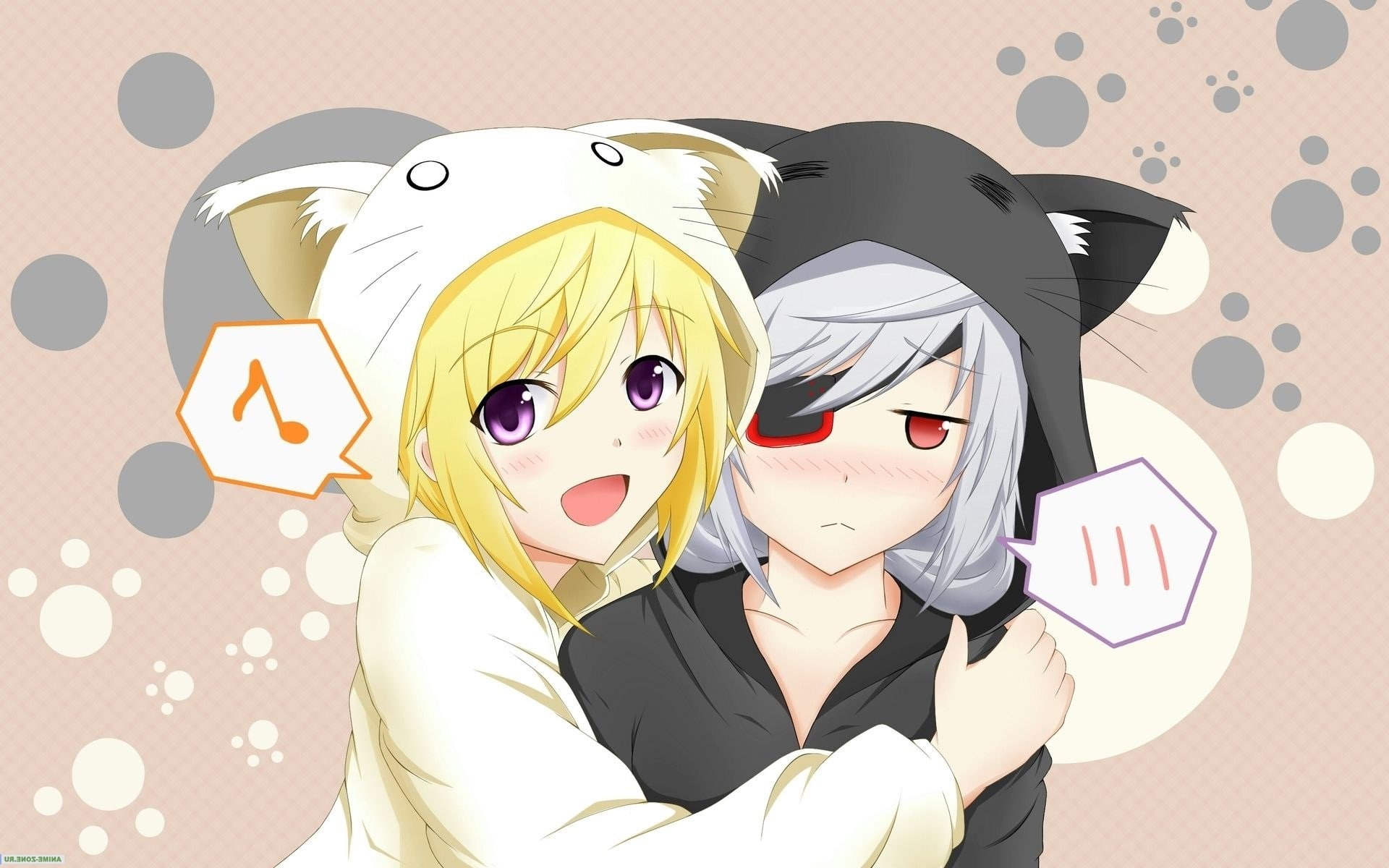 two people, real people, portrait, 1080P, child, mask - disguise, communication, adult, waist up, cartoon, disguise, men, anime dunois charlotte bodewig laura catsuit, HD Wallpaper