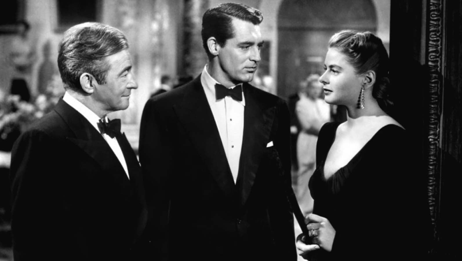 mid adult, men, fashion, Alfred Hitchcock, women, formalwear, glamour, males, clothing, couple - relationship, elegance, love, well-dressed, Ingrid Bergman, HD Wallpaper