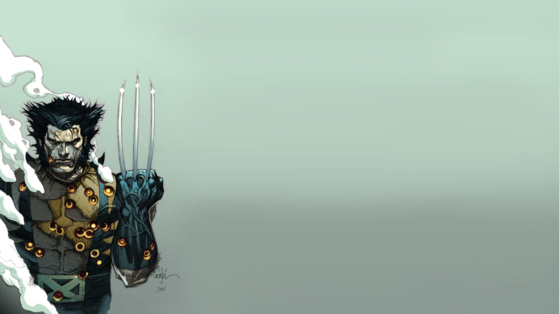 hd, men, x, 1080P, cartoon/comic, wolverine, HD Wallpaper