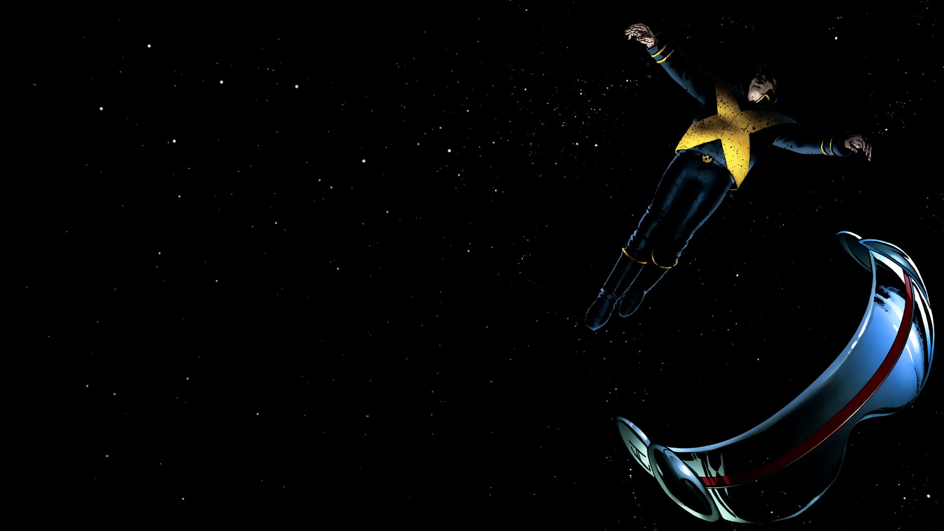 hd, cyclops, x, black, cartoon/comic, men, 1080P, HD Wallpaper