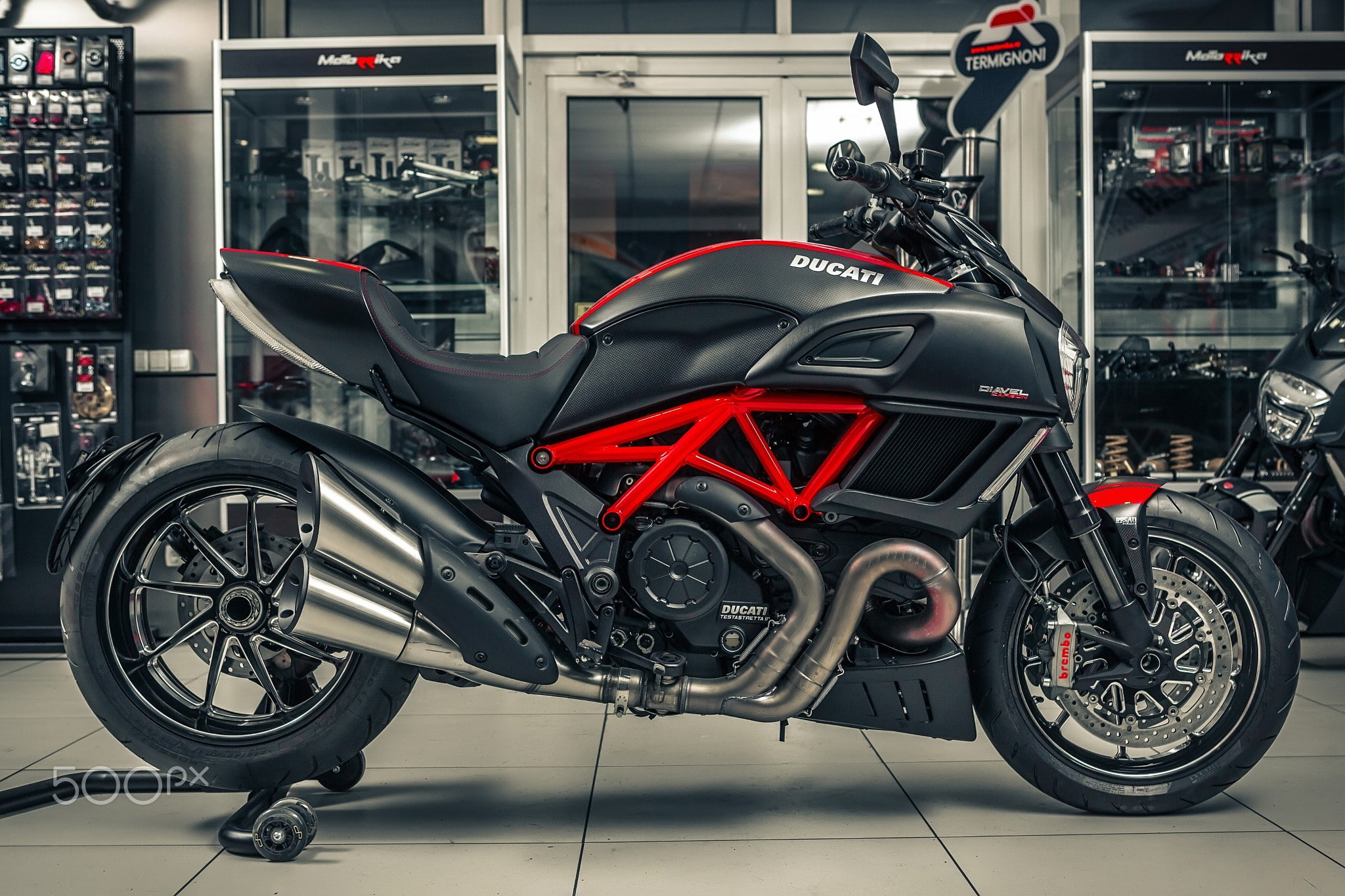 Ducati Diavel, motorcycle, 1080P, HD Wallpaper
