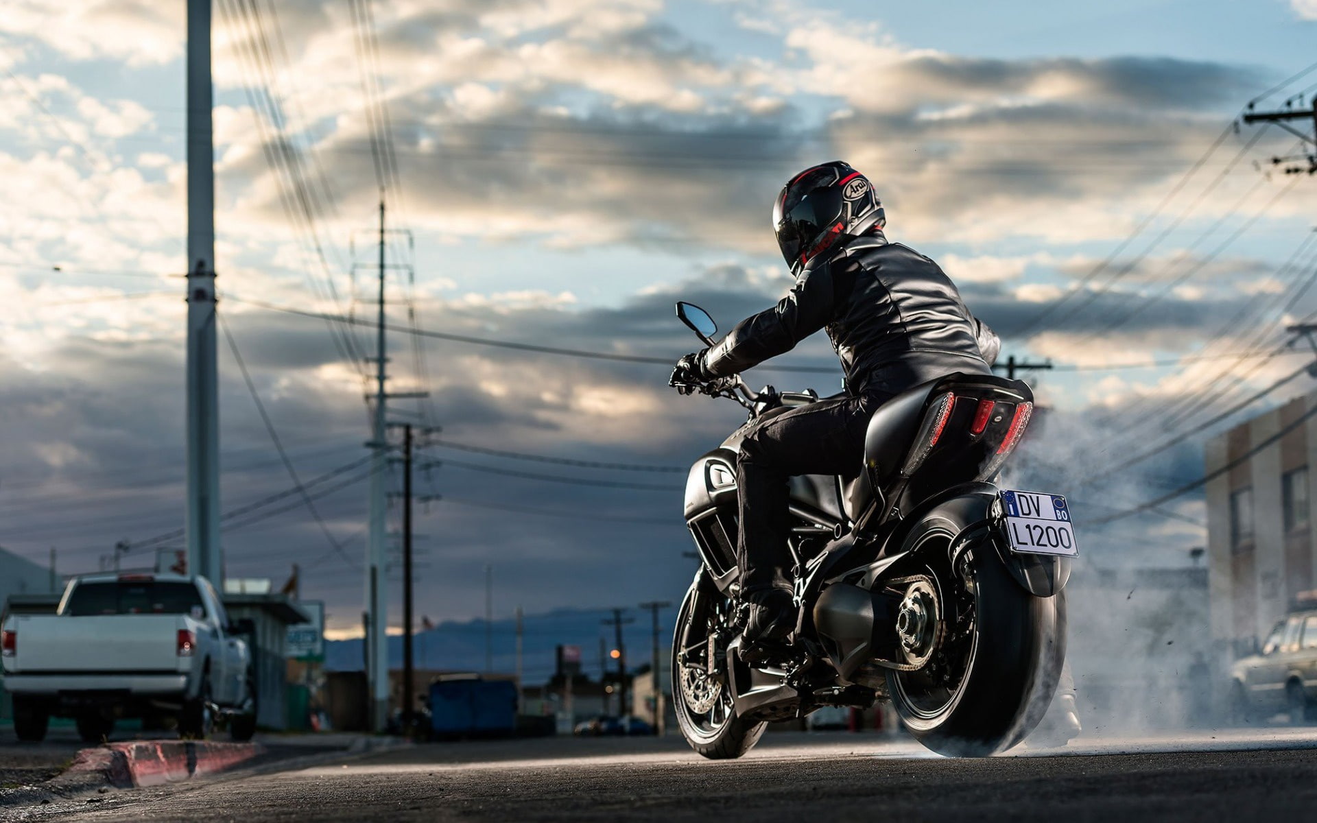 Diavel, 1080P, Street, Ducati, Bike, HD Wallpaper