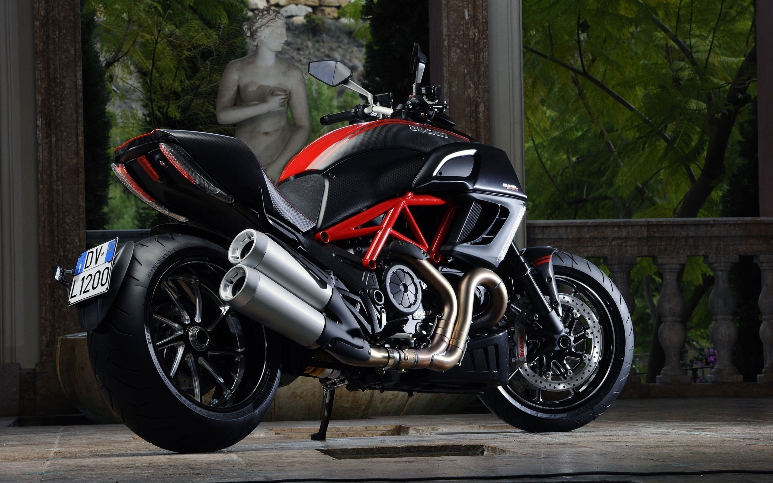 2K, ducati diavel, HD Wallpaper