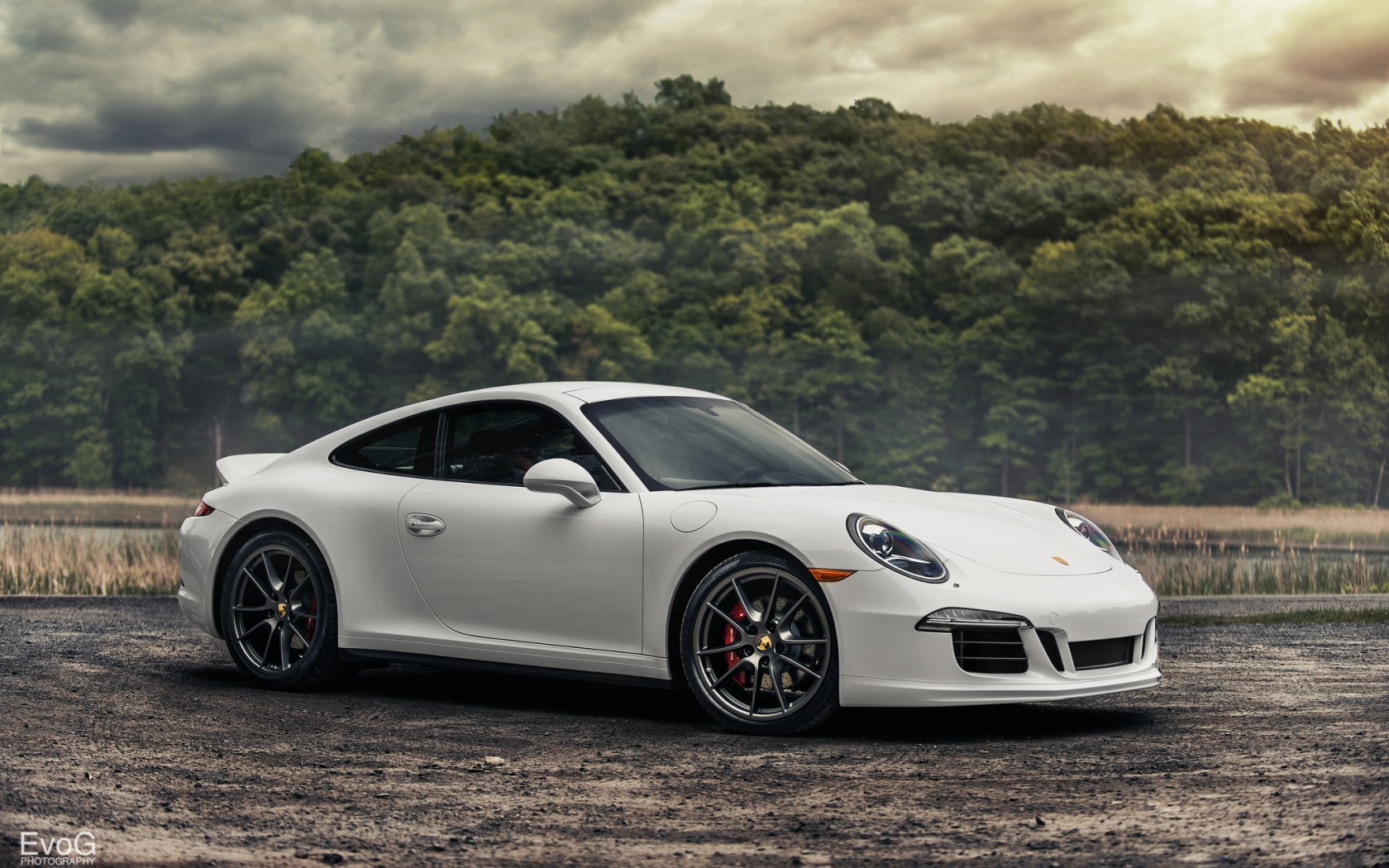 4s, 720P, Evano Gucciardo, coupe, Porsche, white, carrera, 911, HD Wallpaper