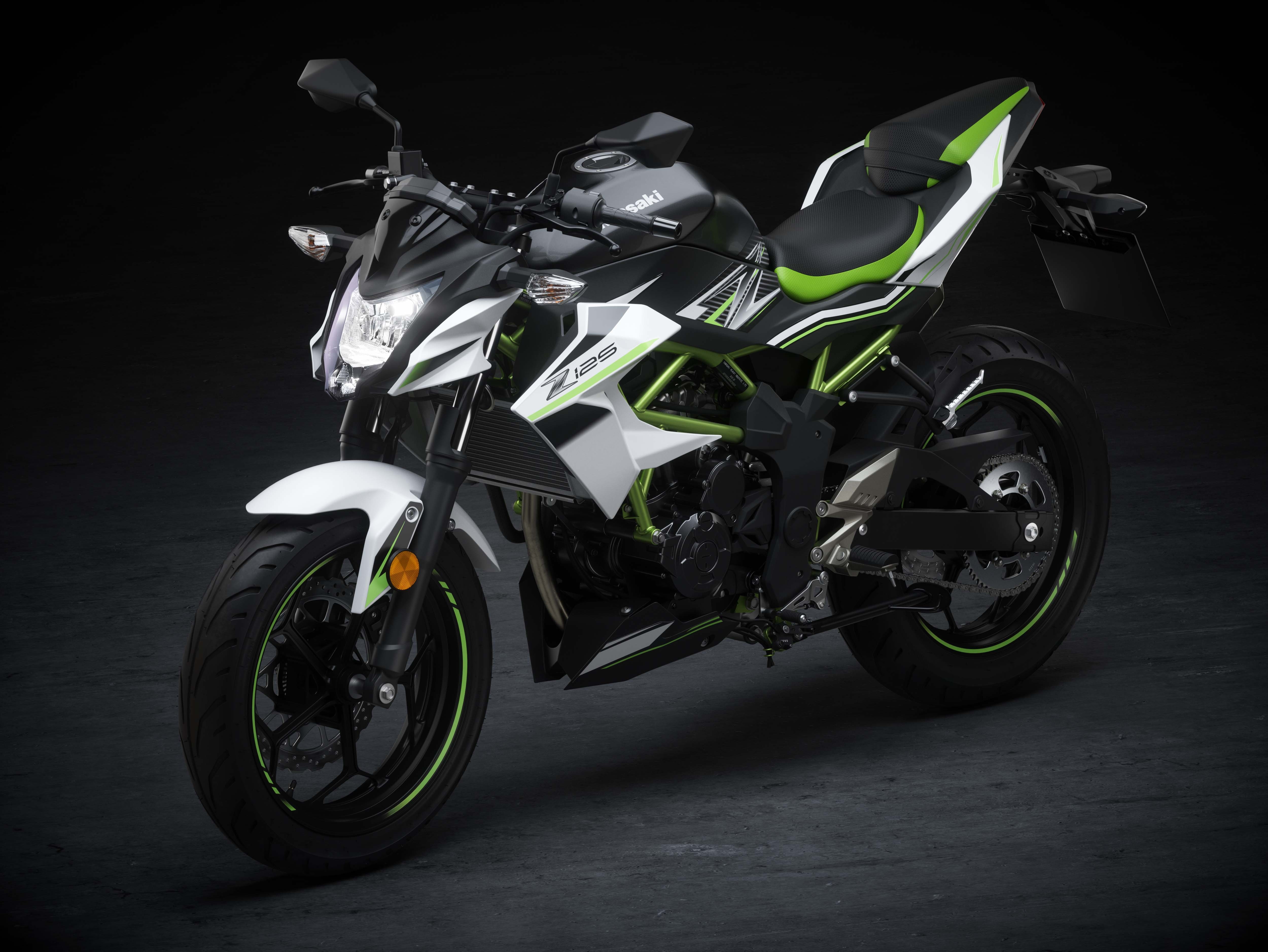 4K, 2019, Kawasaki Z125, 4K, HD Wallpaper