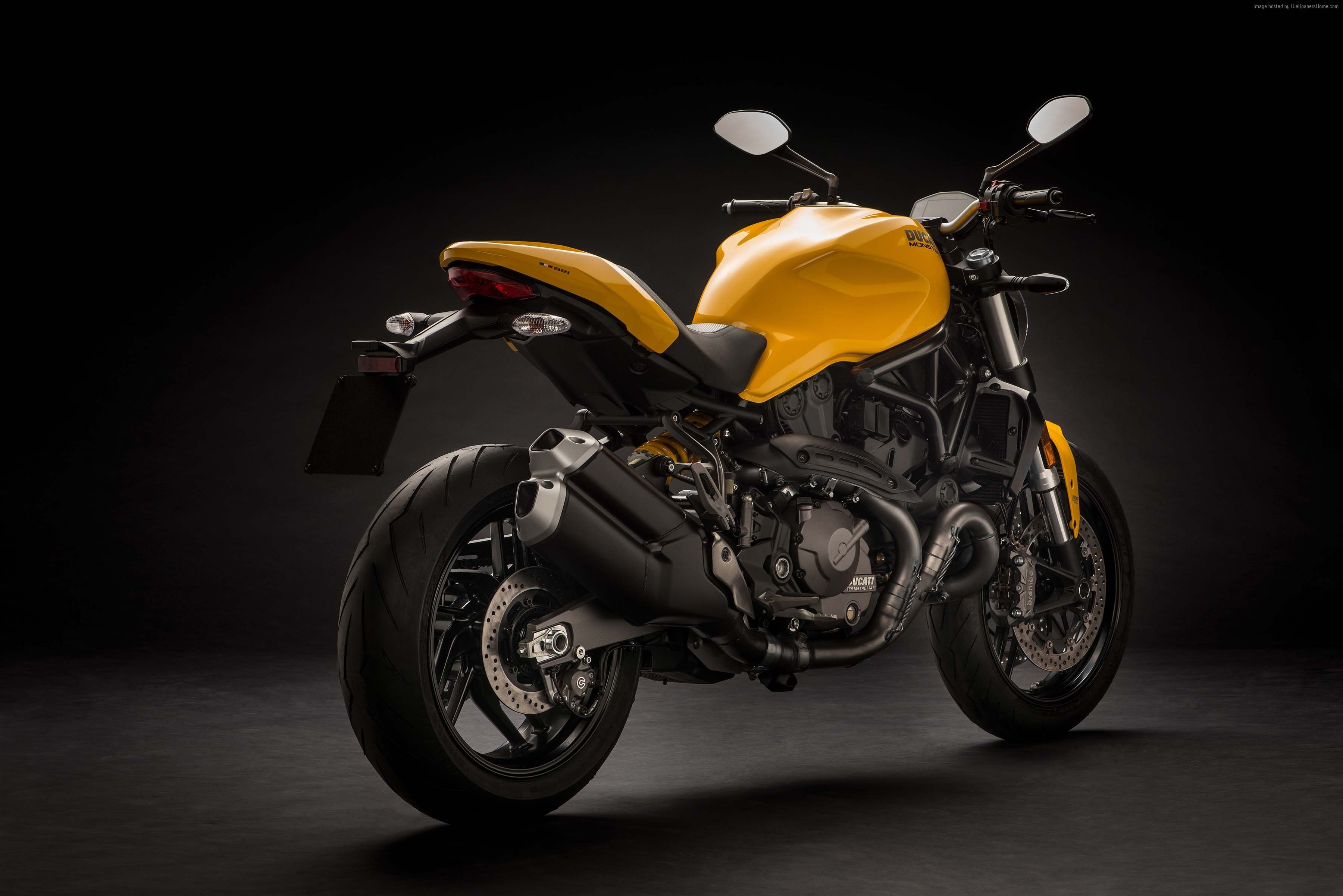 4k, 2018 Bikes, Ducati Monster 821, 2K, HD Wallpaper
