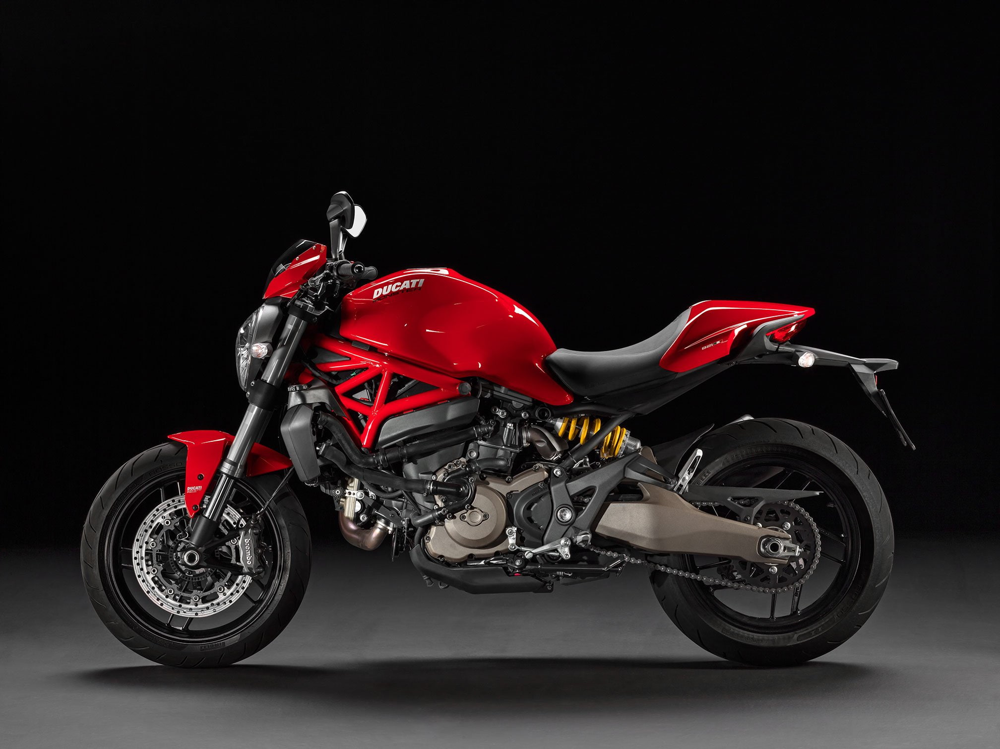 1080P, stripe, bike, motorbike, ducati, 821, 2016, monster, motorcycle, HD Wallpaper