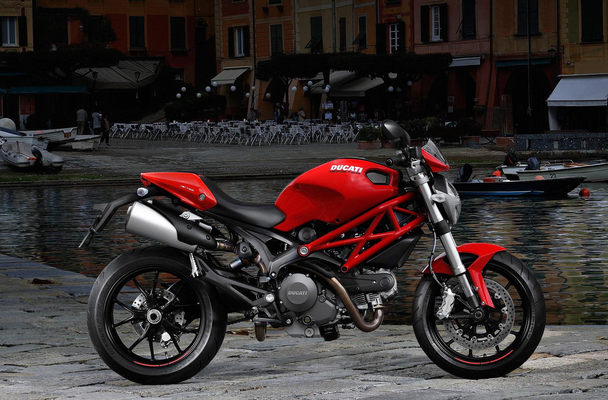 motorcycle, 2014, ducati, 1080P, monster, HD Wallpaper