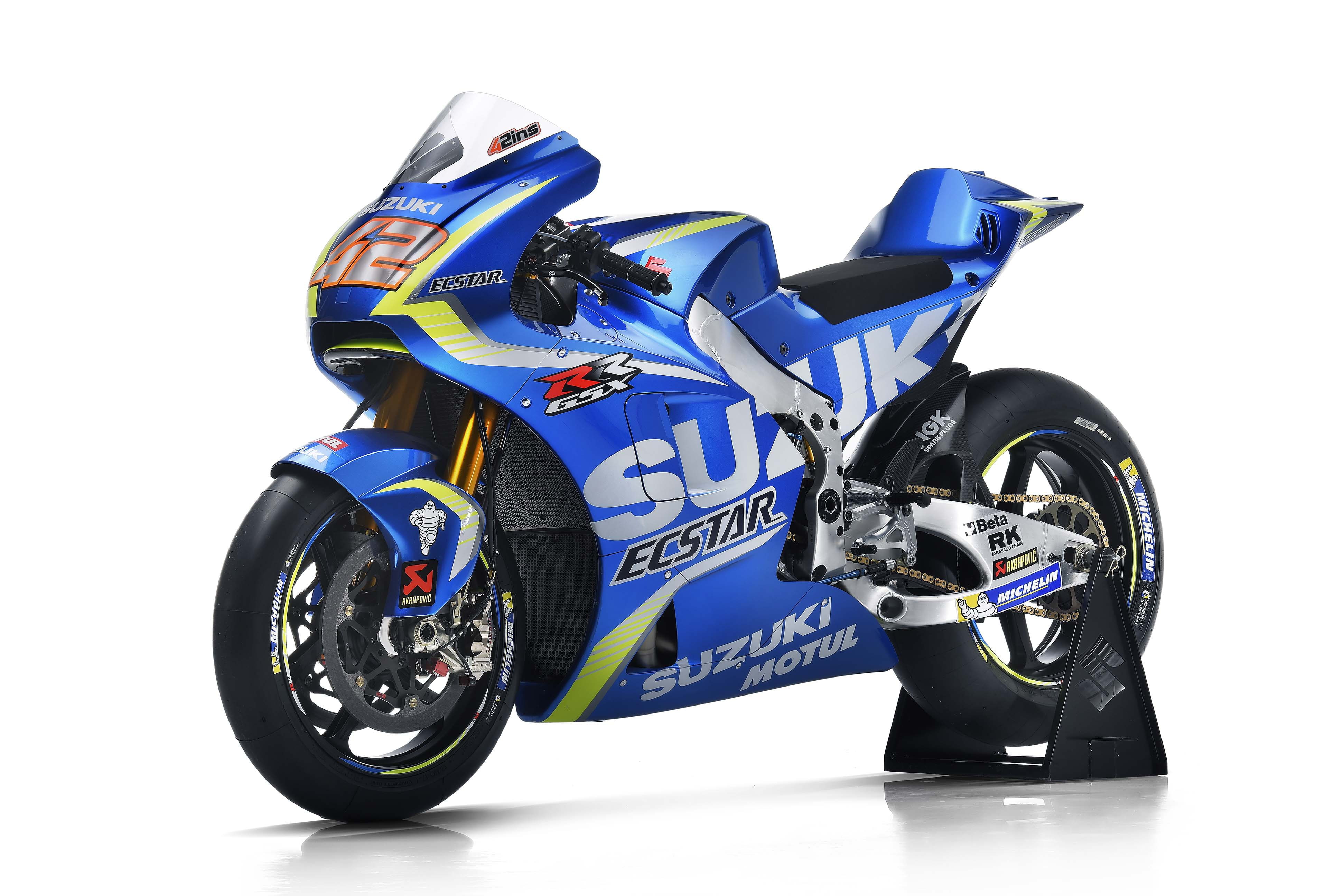 4K, 4K, 2017, MotoGP bike, Team Suzuki Ecstar, HD Wallpaper