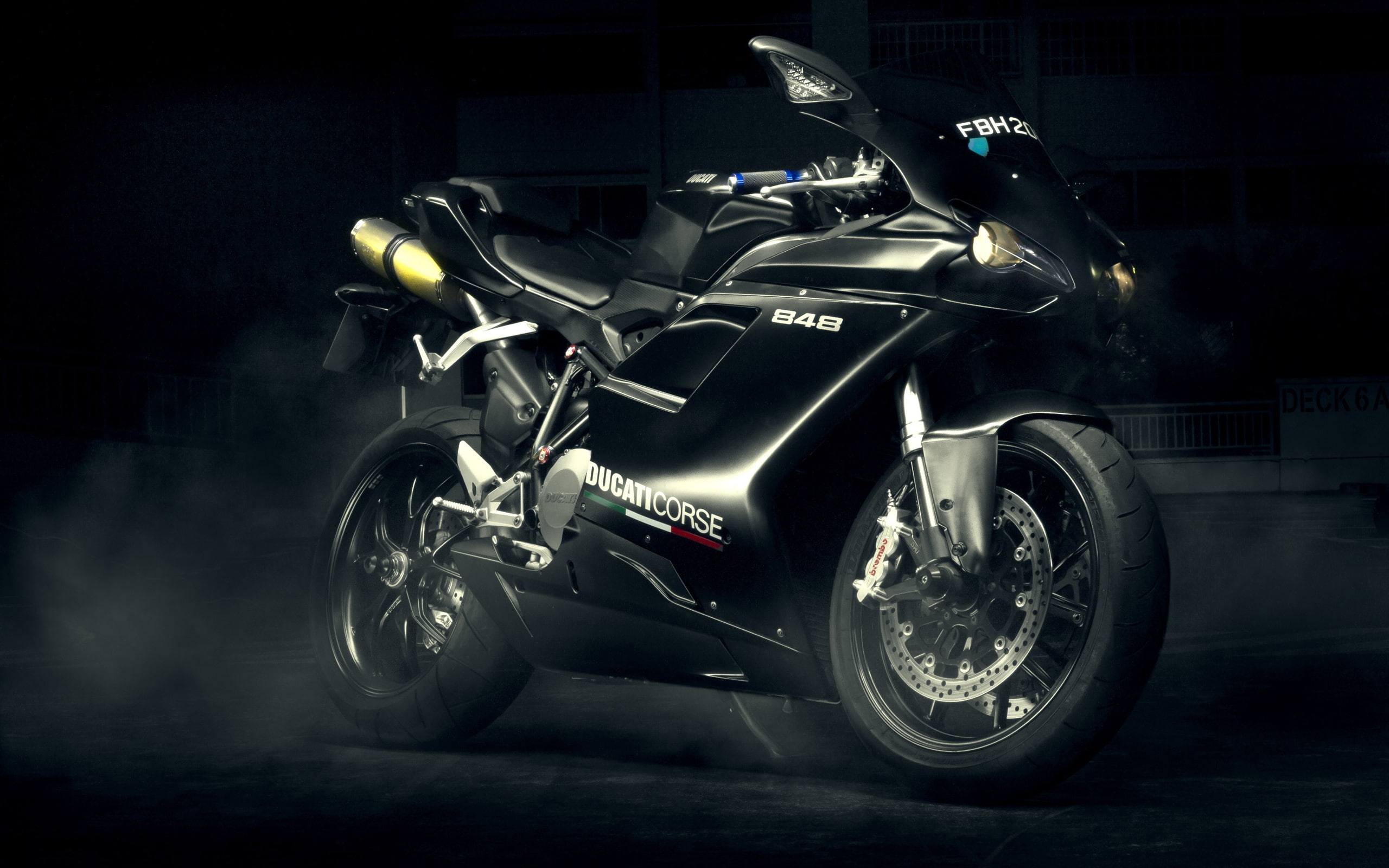Ducati, Black, Motorcycle, evo, 2K, HD Wallpaper