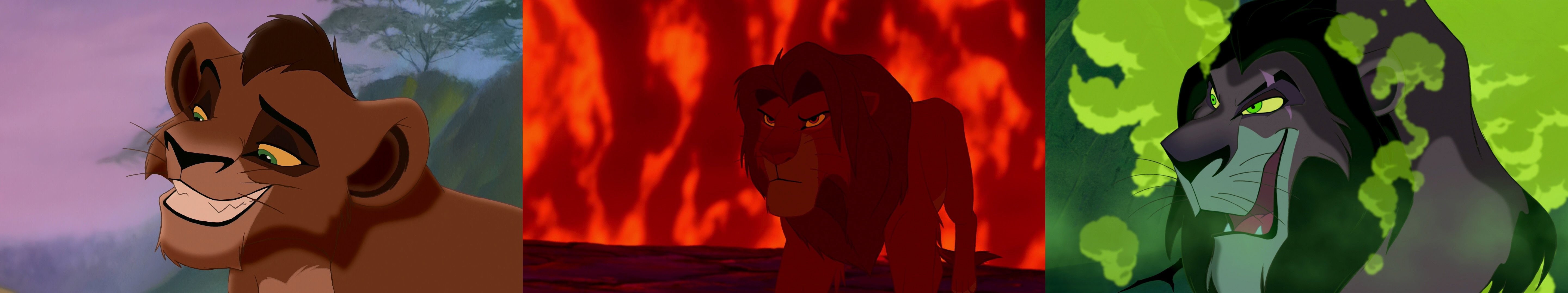 king, multi, simba, roi, multiple, the, lion, 5K, screen, monitor, triple, HD Wallpaper