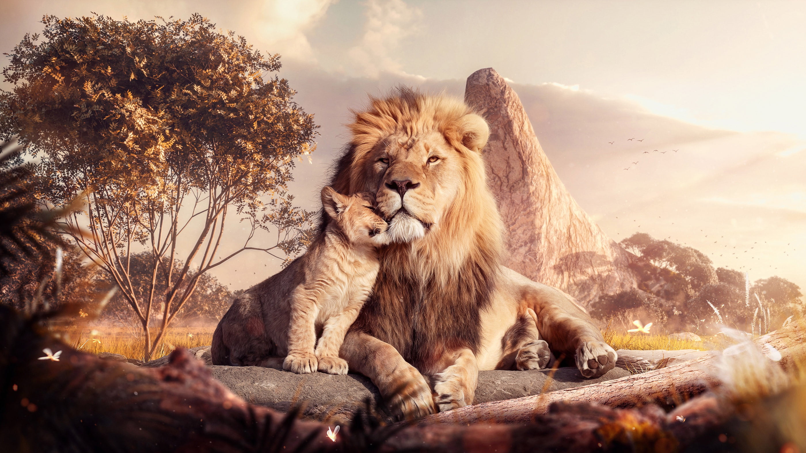 2K, The Lion King, artwork, movies, HD Wallpaper
