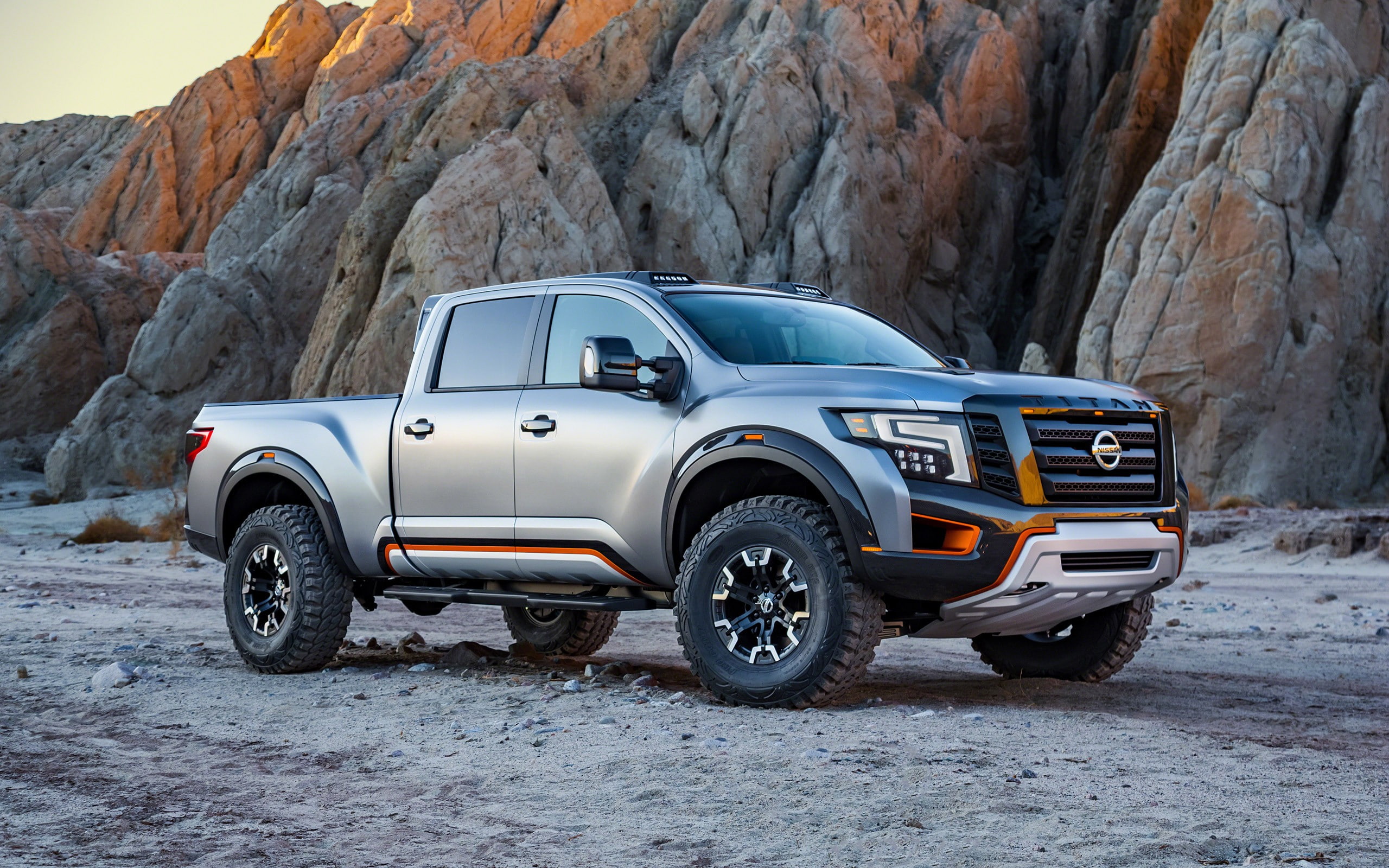 pickup trucks, concept cars, car, 2K, Nissan Titan Warrior, HD Wallpaper