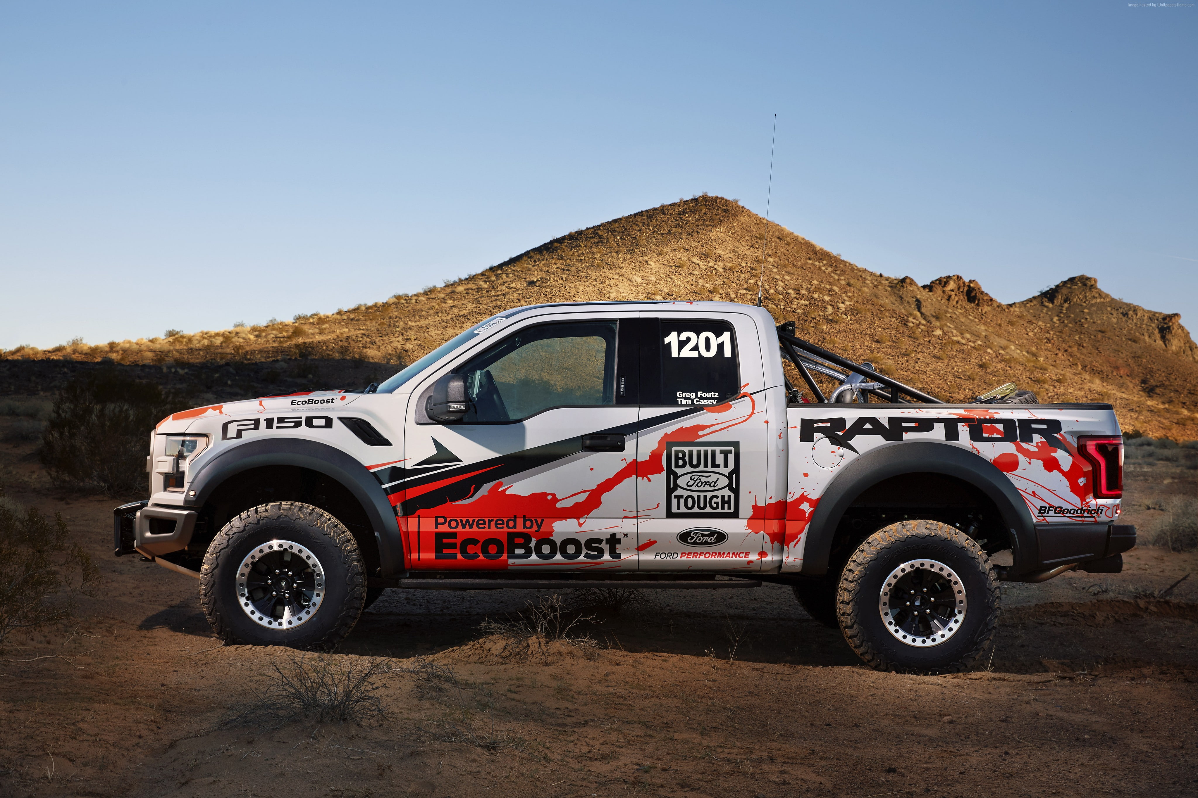 4K, Race Truck, Ford F-150 Raptor, HD Wallpaper