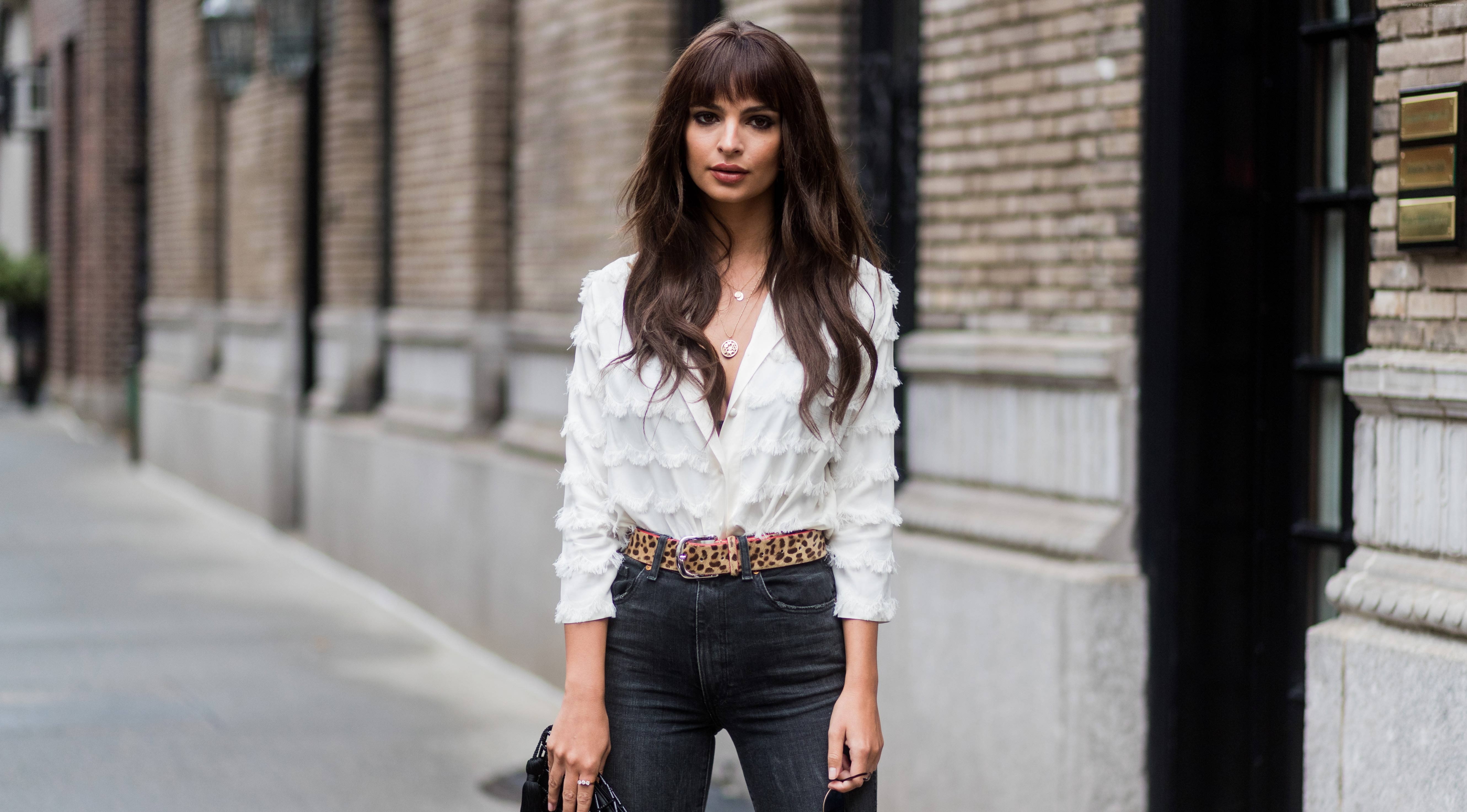 5K, beauty, 5K, Emily Ratajkowski, HD Wallpaper