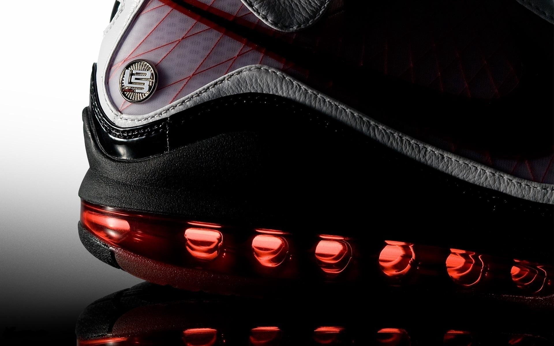 personal accessory, lebron james, indoors, gearshift, black, car, isolated, still life, close-up, equipment, shoe, 1080P, nature, red, black Color, l23, HD Wallpaper