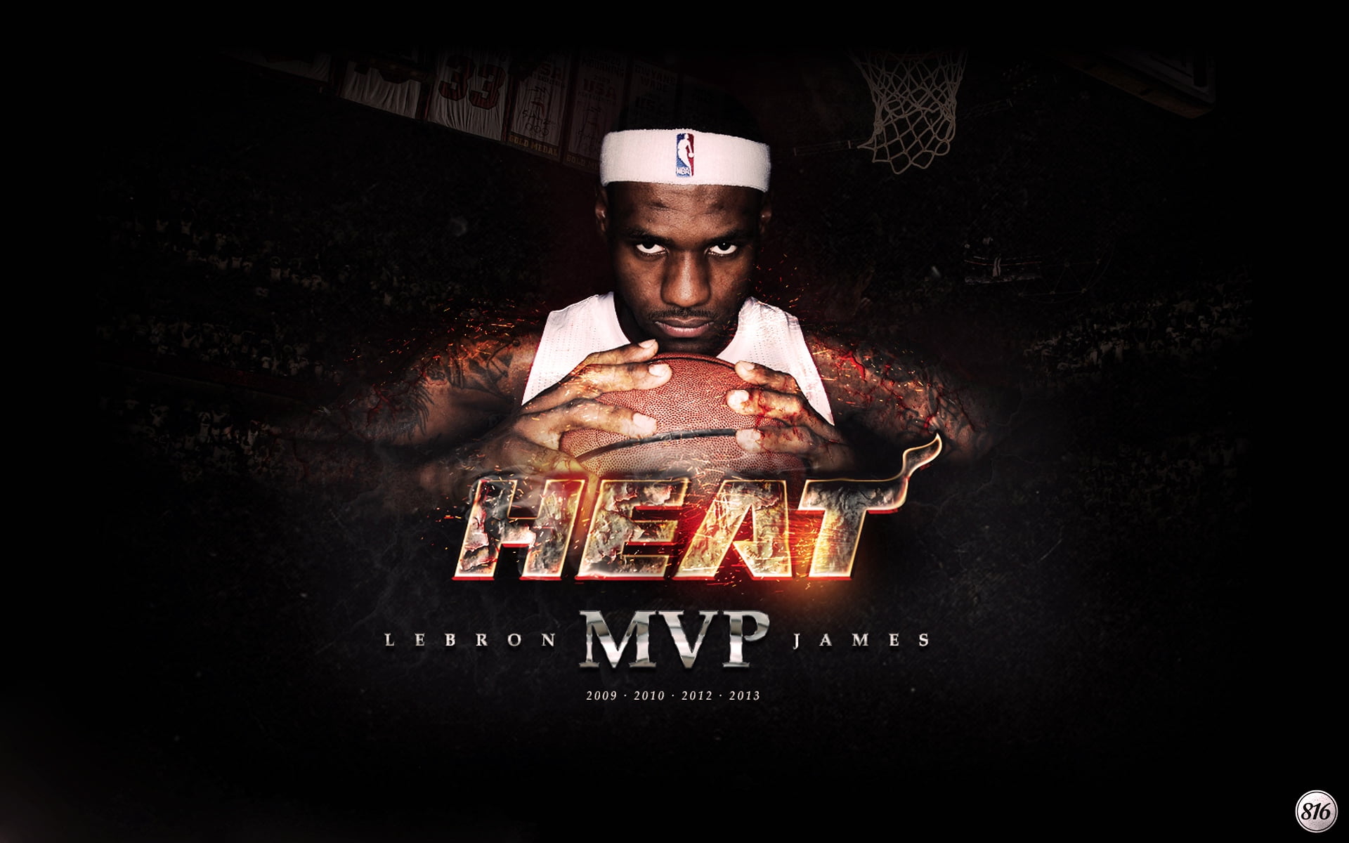 one Person, heat, nba, night, adult, business, communication, black background, miami, basketball, sports, african Ethnicity, lebron, looking at camera, HD Wallpaper