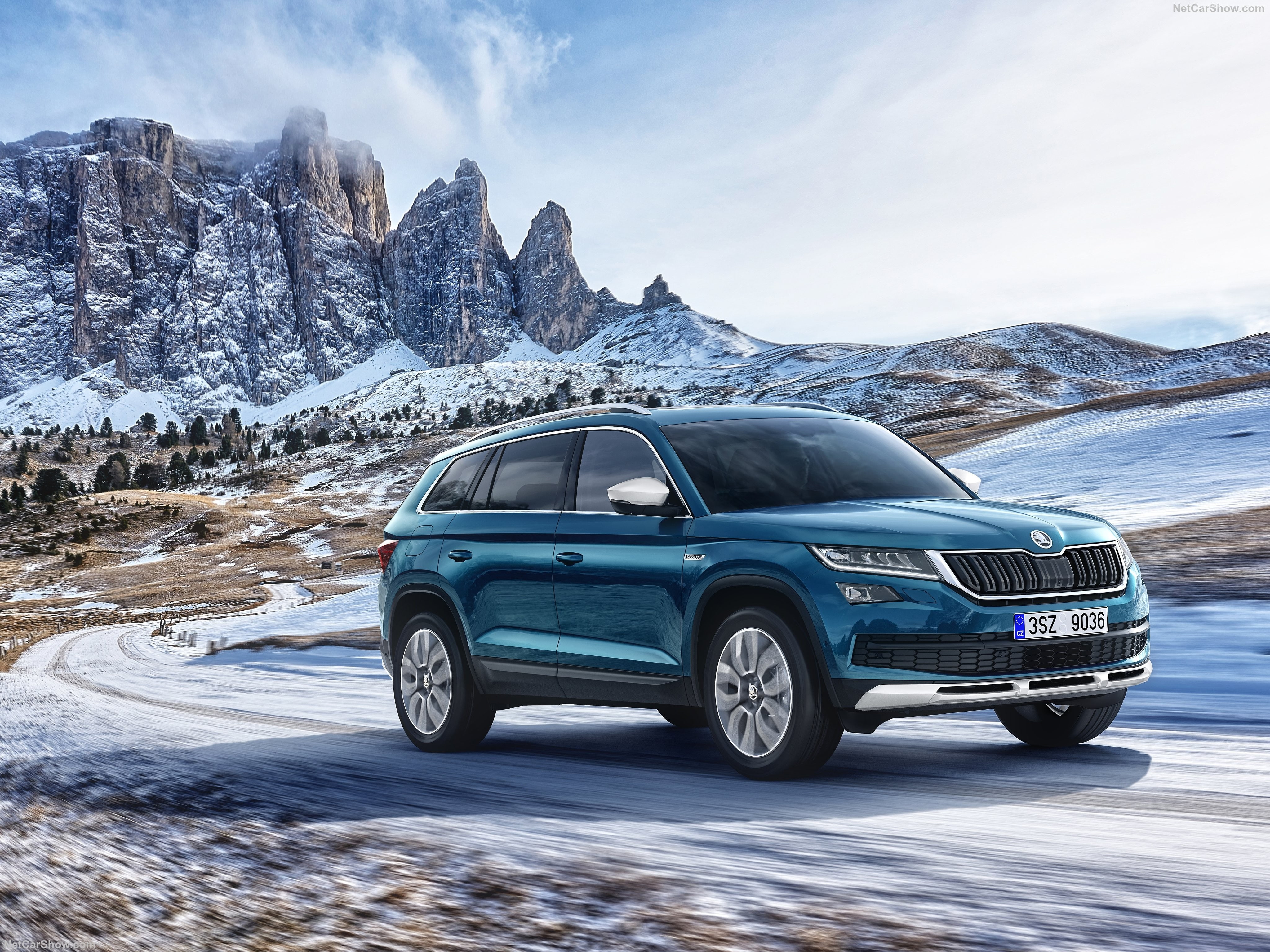 environment, beauty in nature, car, non-urban scene, cold temperature, nature, SUV, no people, land vehicle, transportation, mountain, snowcapped mountain, HD Wallpaper