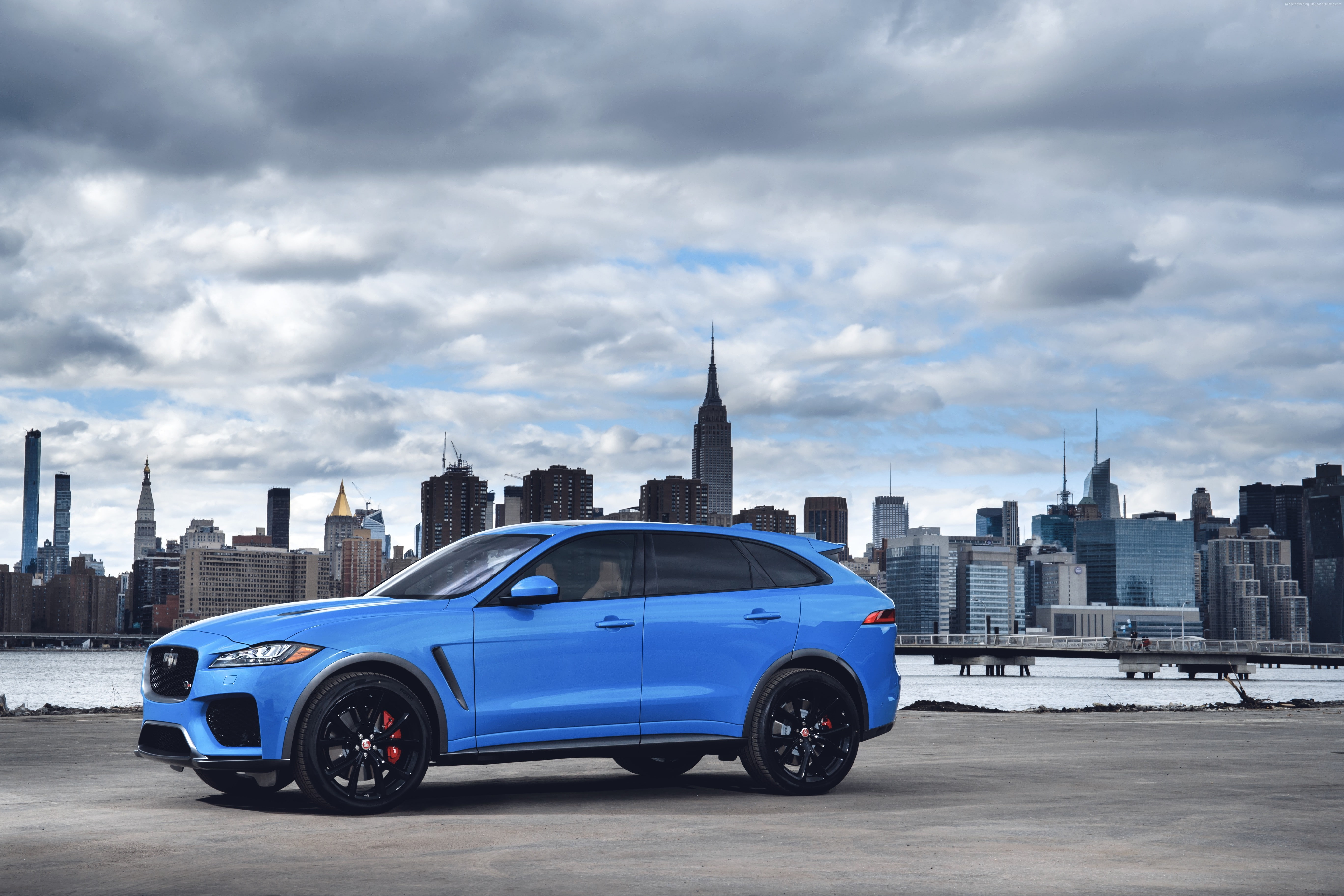 2019 Cars, 6K, 5K, Jaguar F-Pace SVR, SUV, HD Wallpaper
