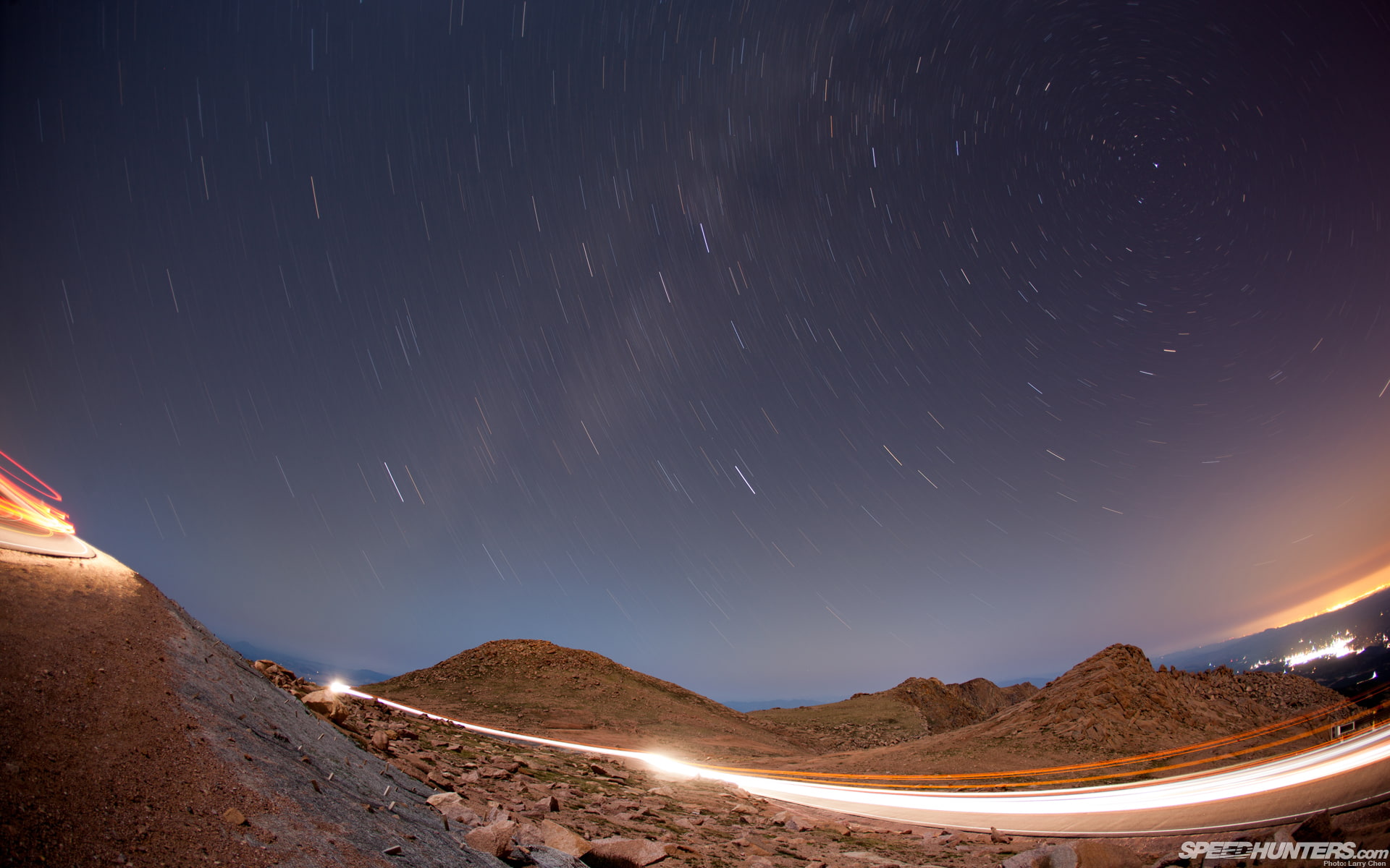 pikes, stars, timelapse, hd, peak, 1080P, night, nature, HD Wallpaper