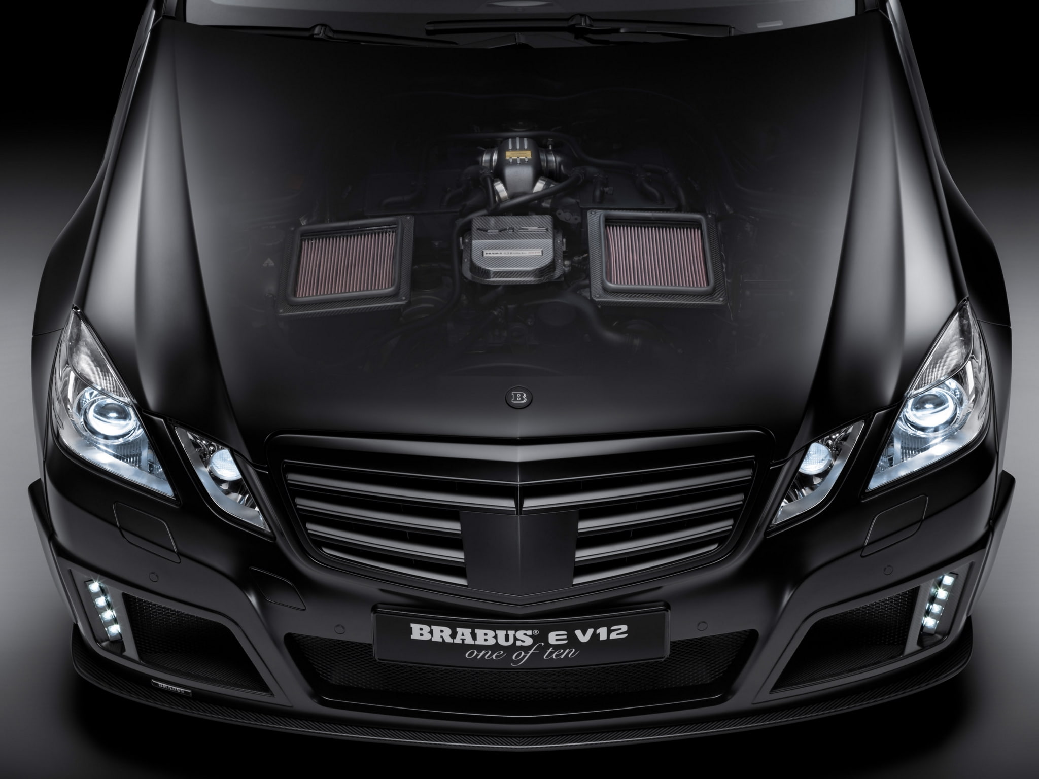 brabus, v12, 1080P, tuning, 2009, mercedes, benz, w212, HD Wallpaper