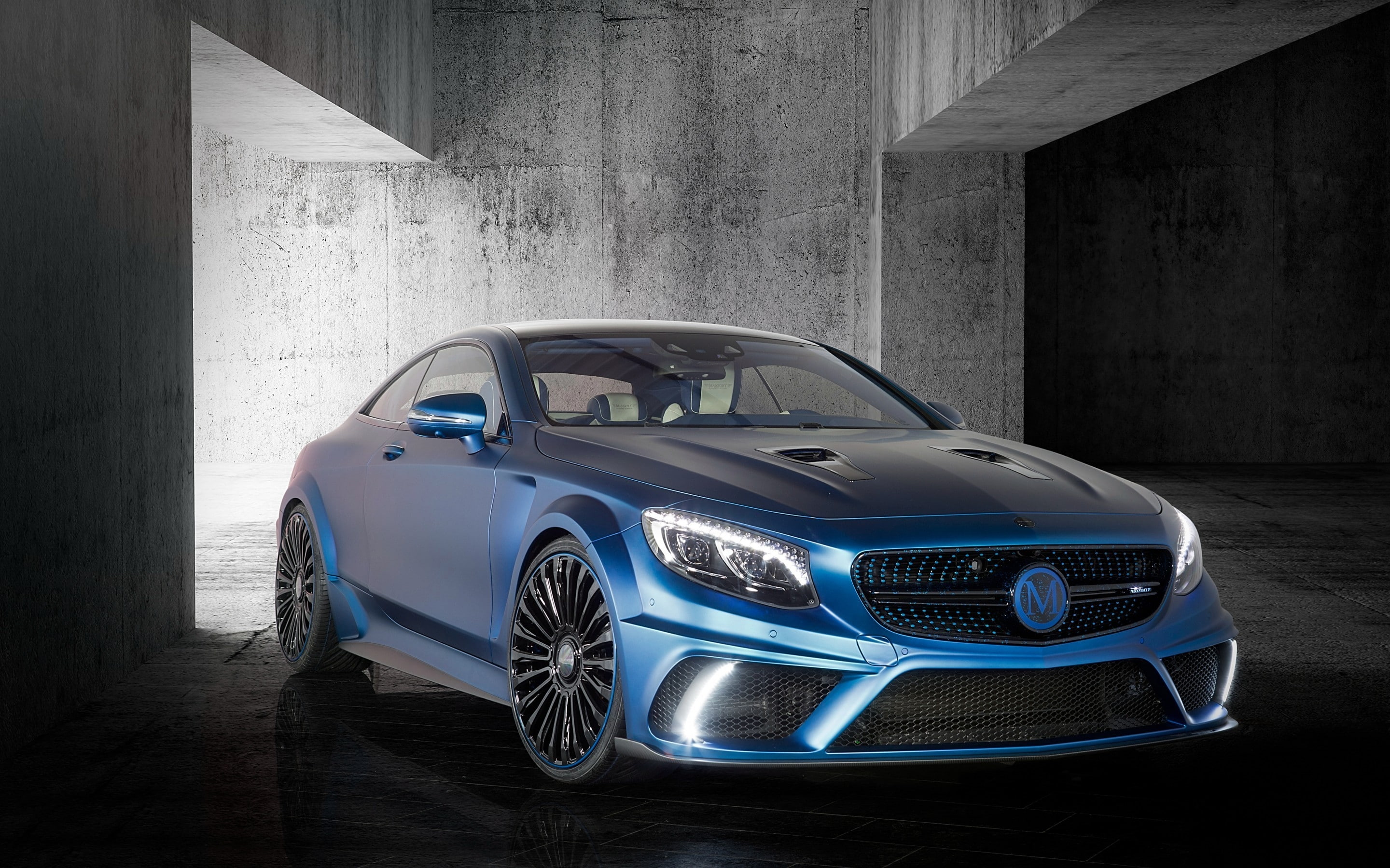 diamond, coupe, edition, s, mercedes, blue, amg, brabus, 2K, benz, HD Wallpaper
