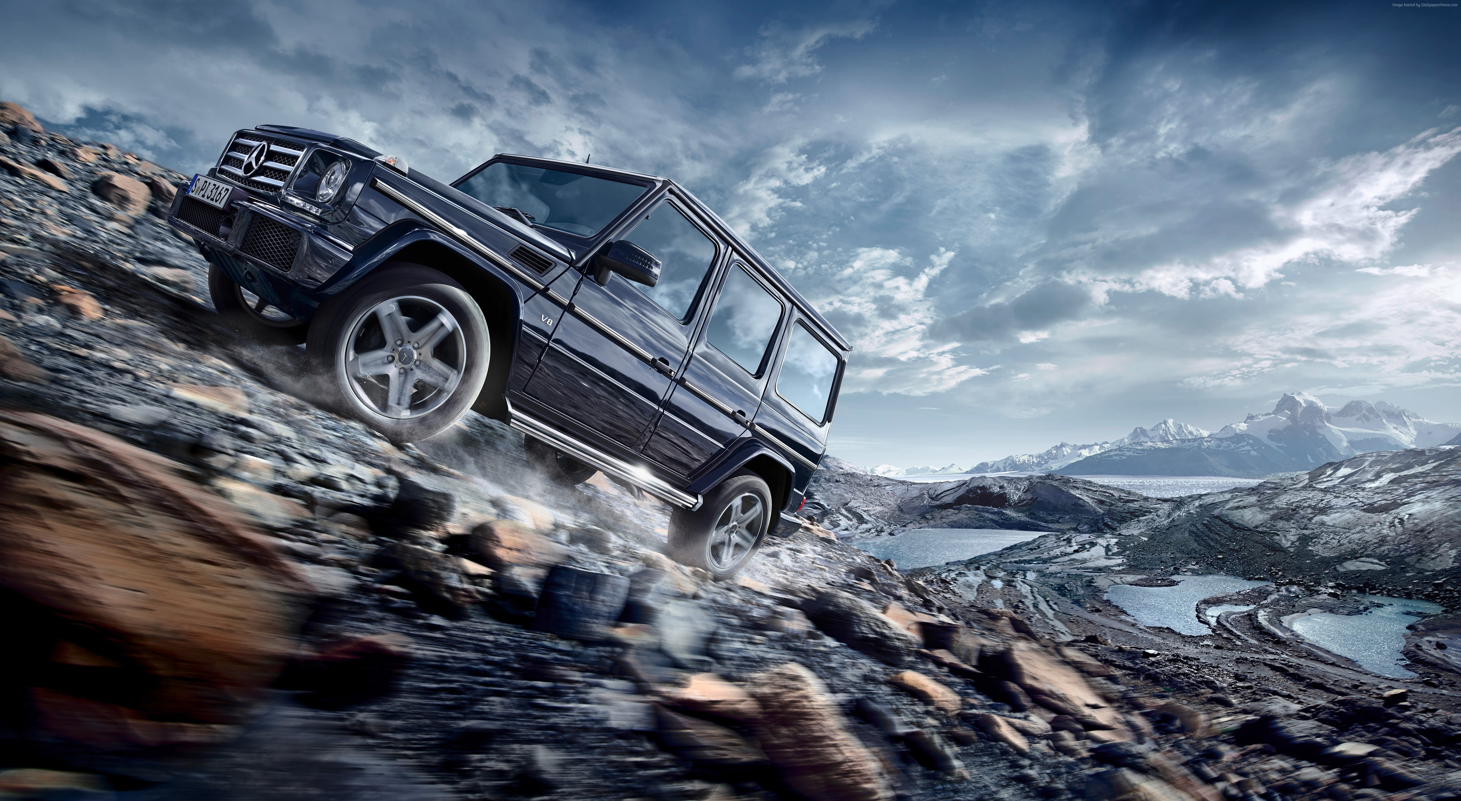 off-road, G-Class, 5K, Mercedes-Benz G 500, SUV, Mercedes, luxury cars, HD Wallpaper