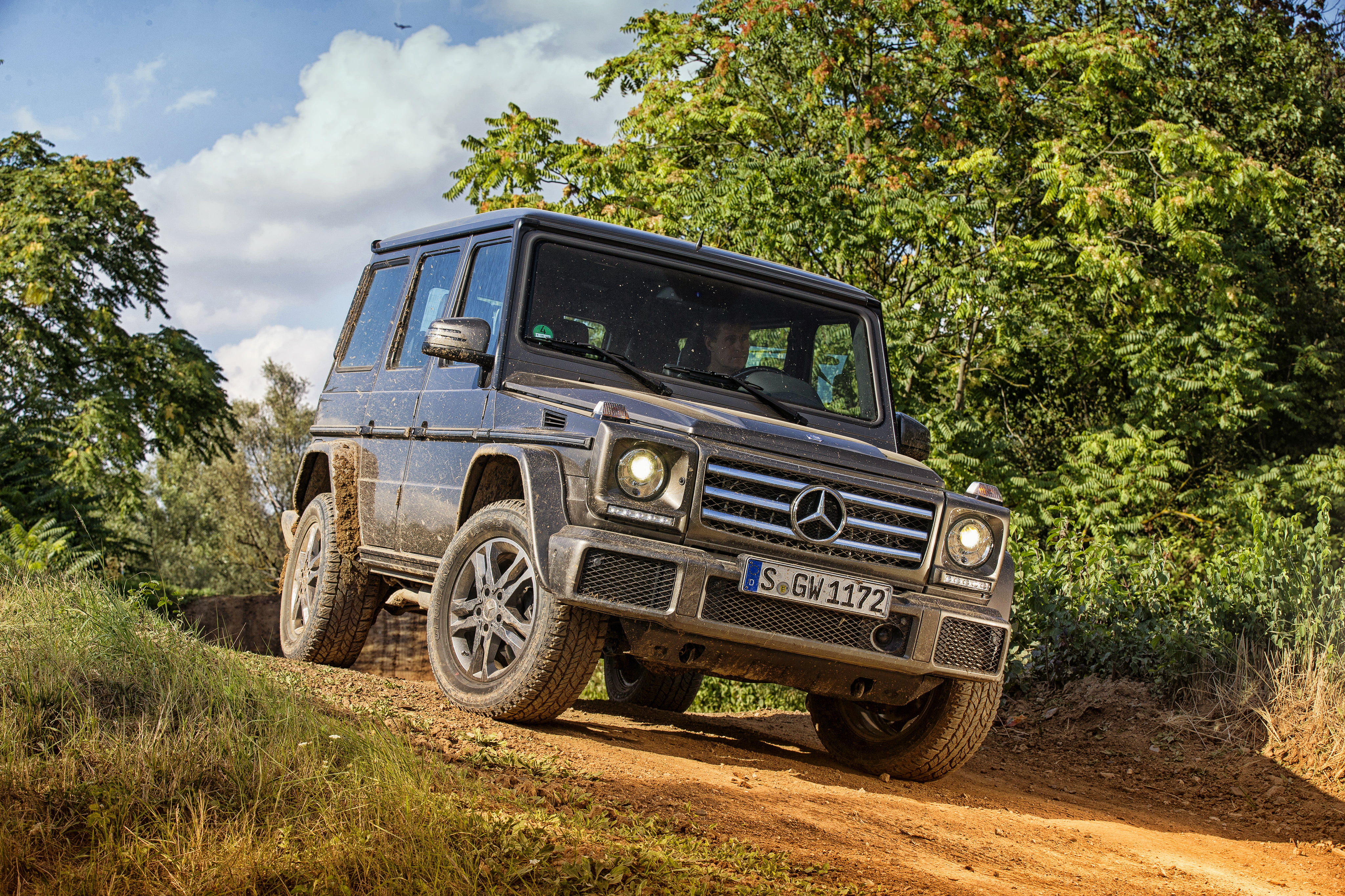 Mercedes-Benz, day, motor vehicle, nature, benz, 2015, tree, sky, car, suv, Mercedes, mode of transportation, retro styled, transportation, G 63, outdoors, HD Wallpaper