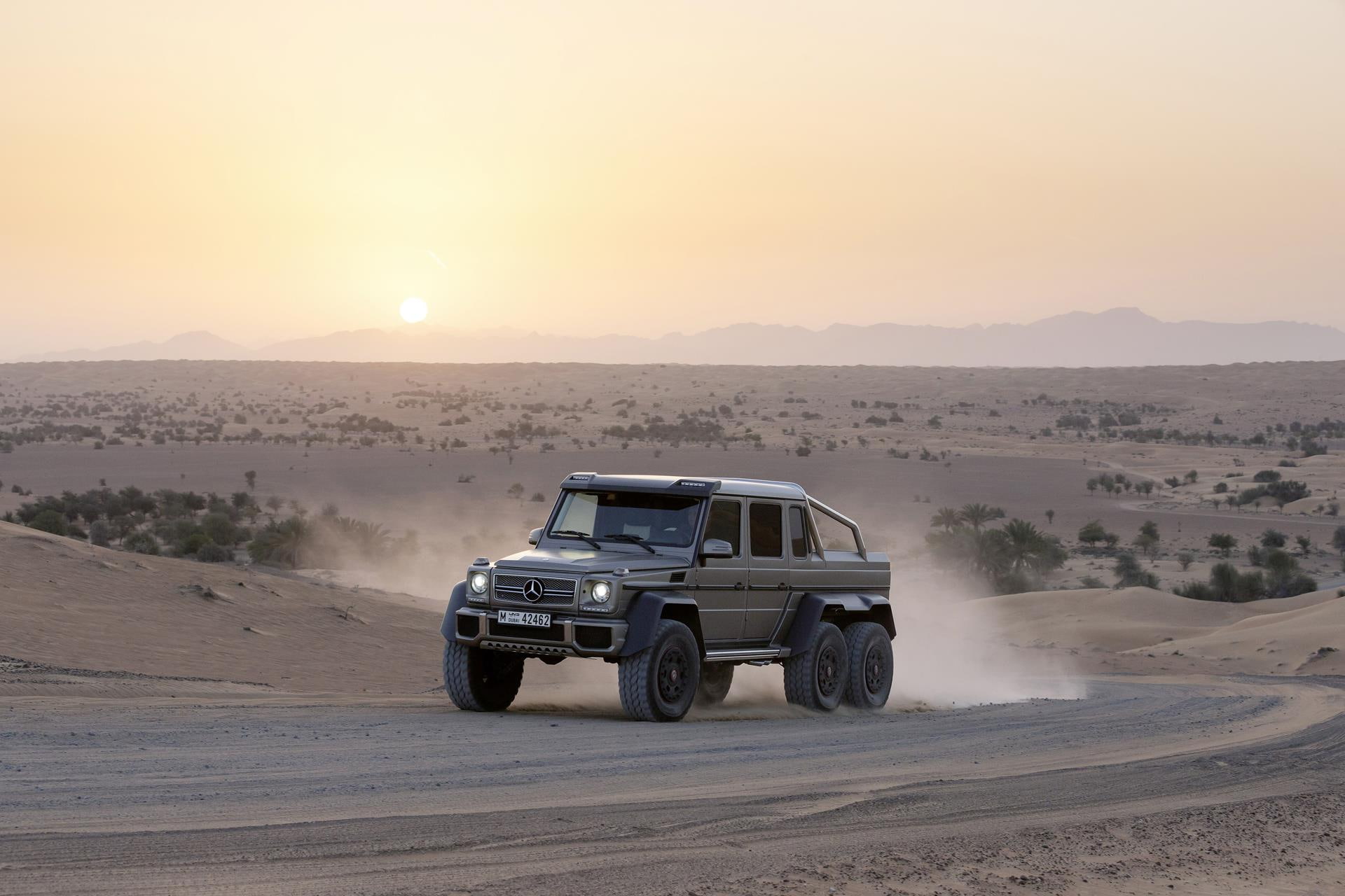 sunset, nature, 4x4, beauty in nature, sky, road trip, sports utility vehicle, x, off-road vehicle, environment, amg, desert, mode of transportation, outdoors, HD Wallpaper