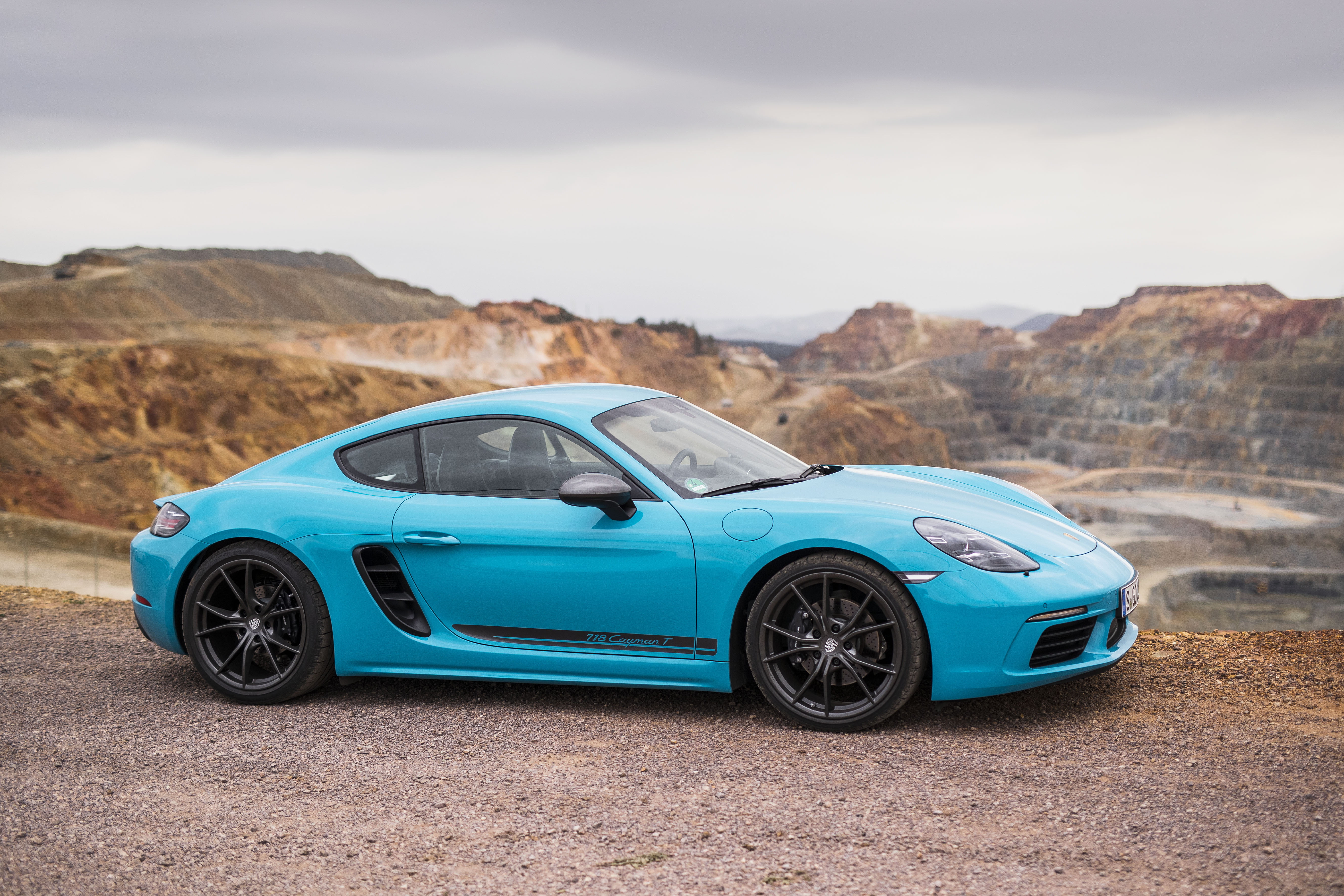 Blue Car, Porsche, Car, Sport Car, 5K, Porsche 718 Cayman, Vehicle, HD Wallpaper