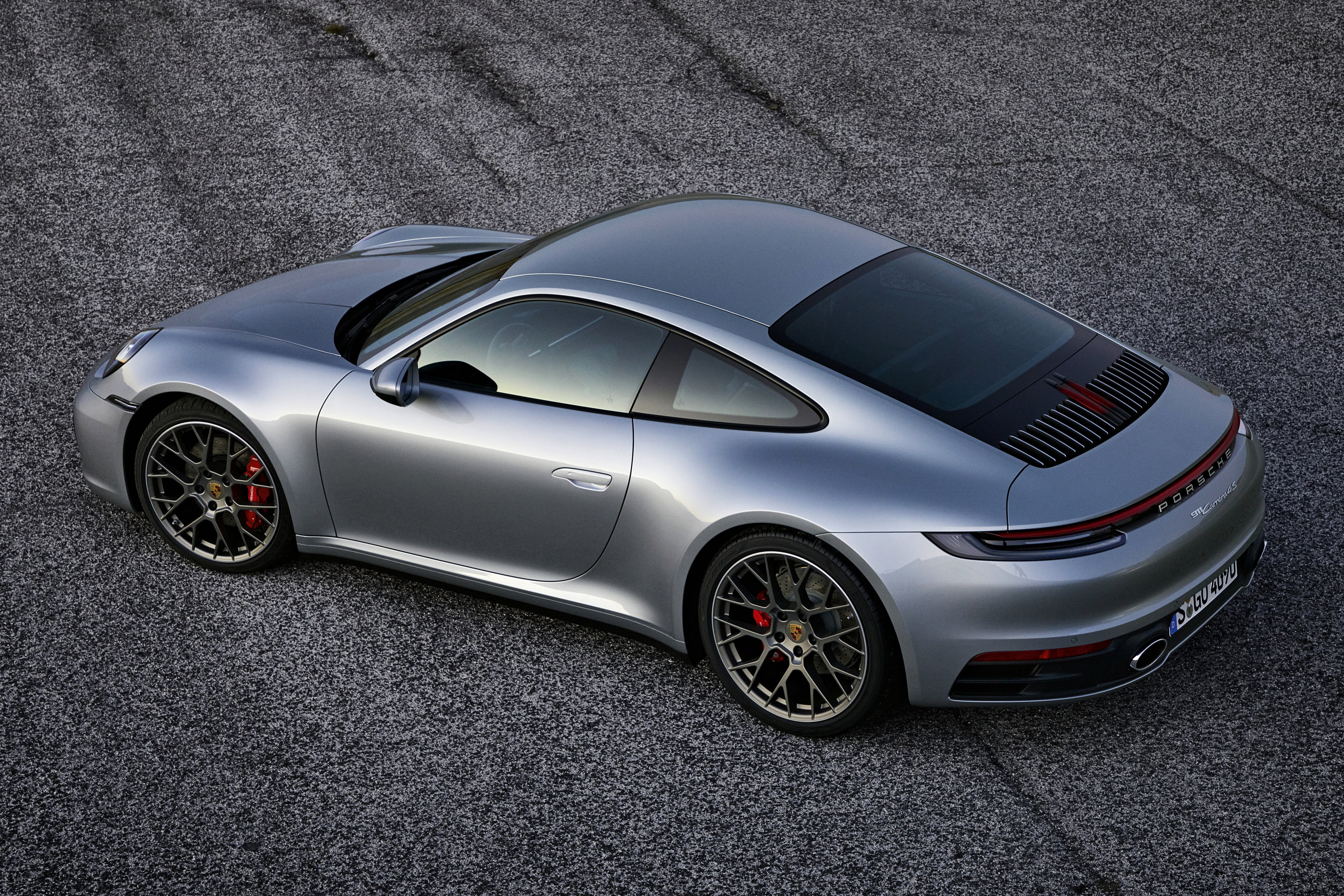 911, coupe, Carrera 4S, 992, 4K, asphalt, background, Porsche, 2019, side, HD Wallpaper