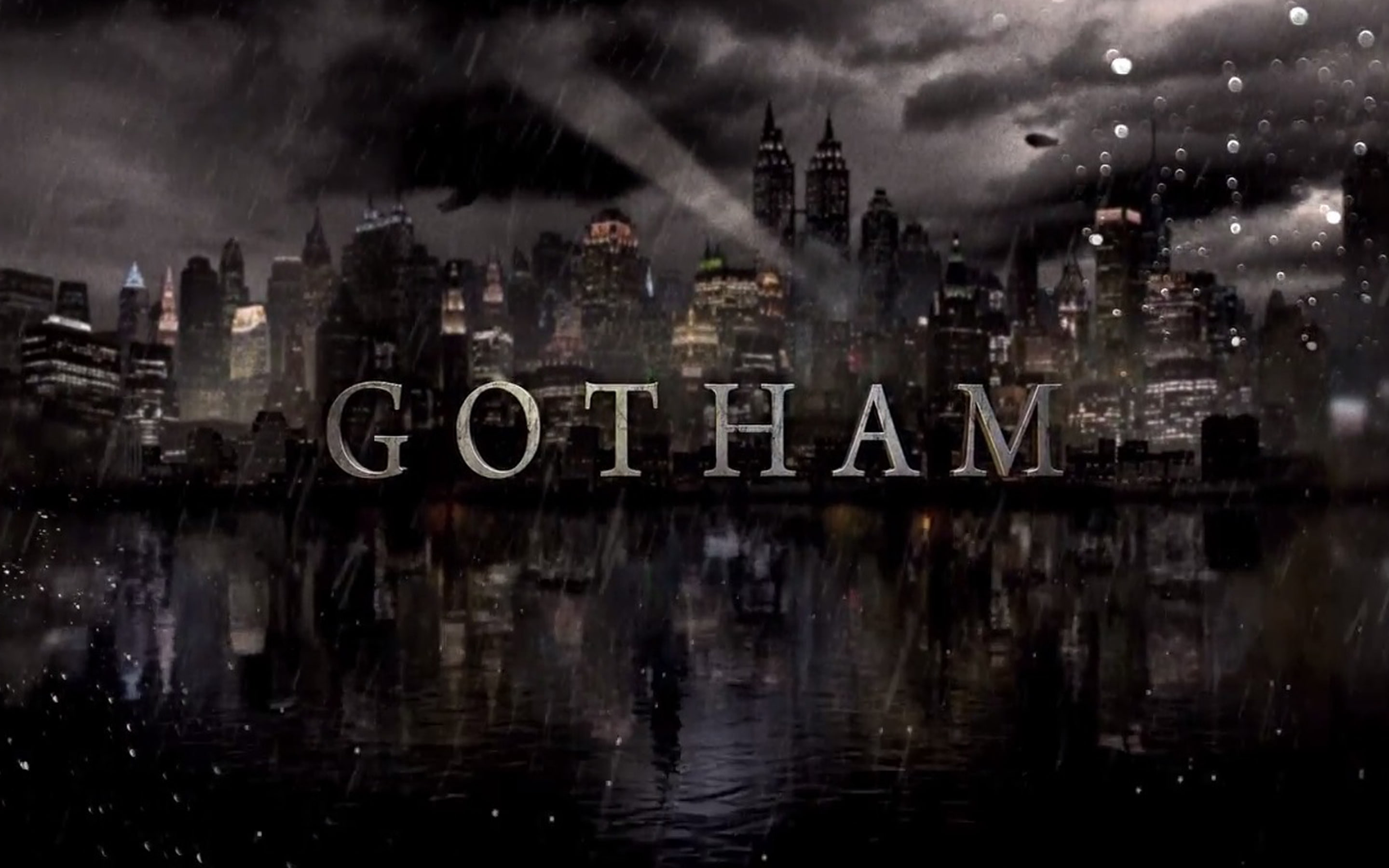 logo, tv, city, 2K, dark, series, gotham, HD Wallpaper
