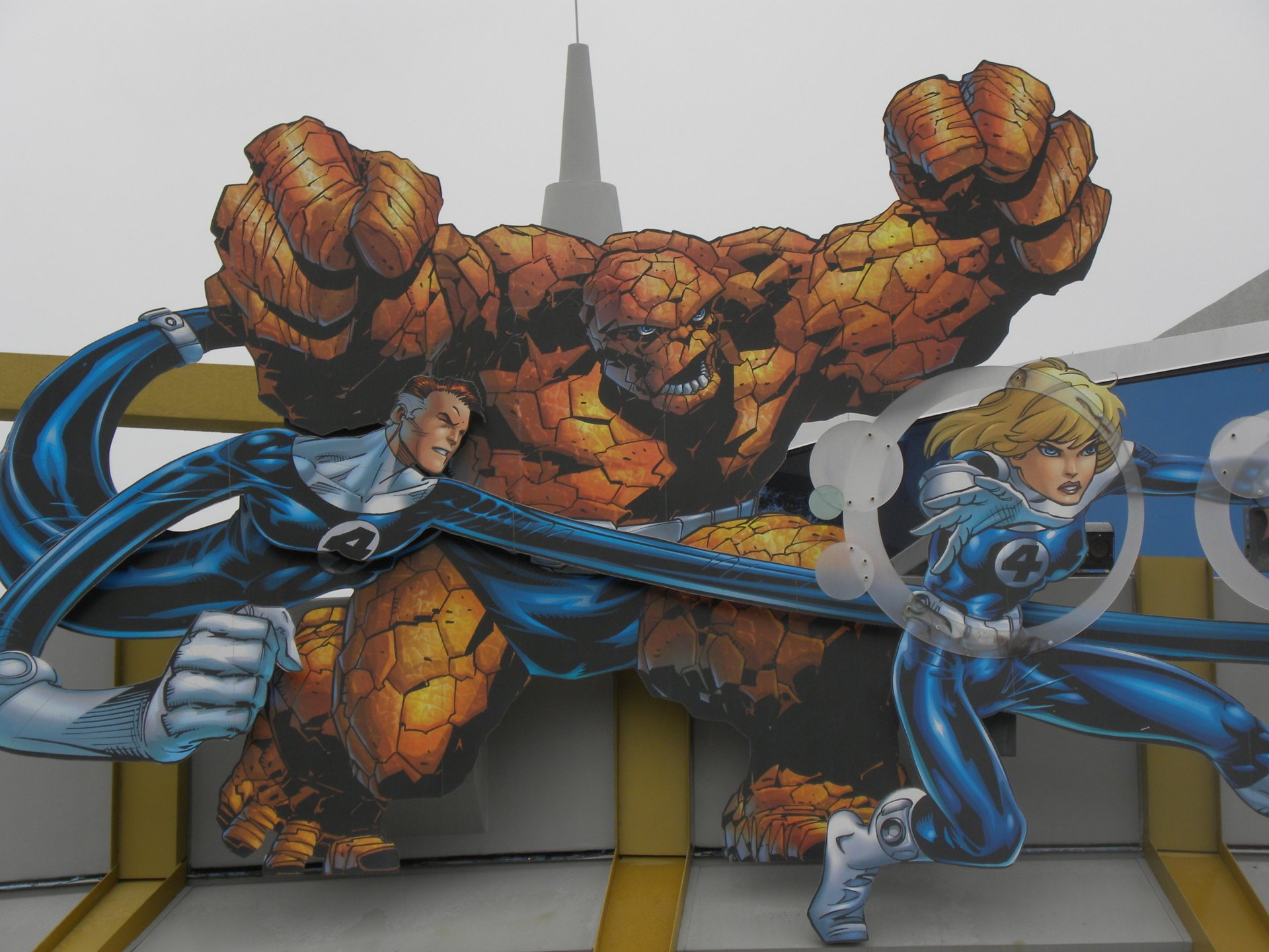 Mister Fantastic, Comics, Fantastic Four, Thing (Marvel Comics), 1080P, Invisible Woman, HD Wallpaper