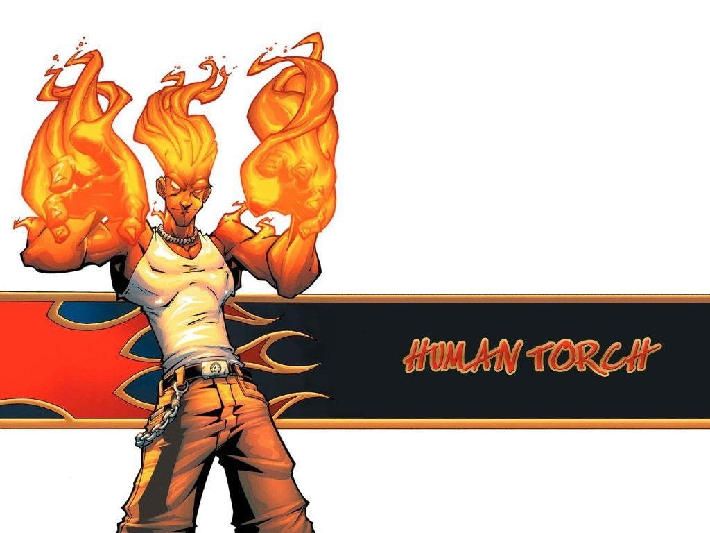 Human Torch (Marvel Comics), Fantastic Four, Comics, 480P, HD Wallpaper