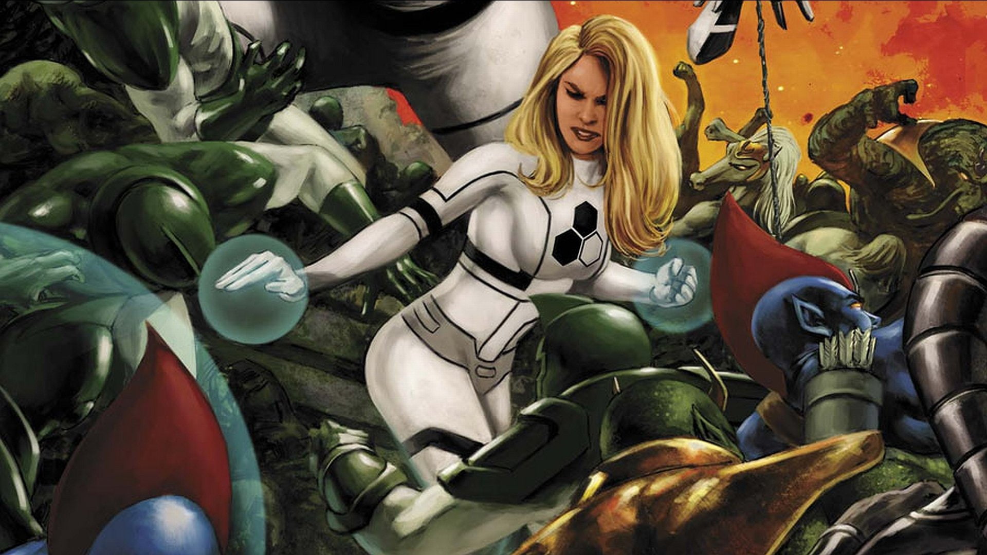 Fantastic Four, Invisible Woman, Comics, 1080P, HD Wallpaper